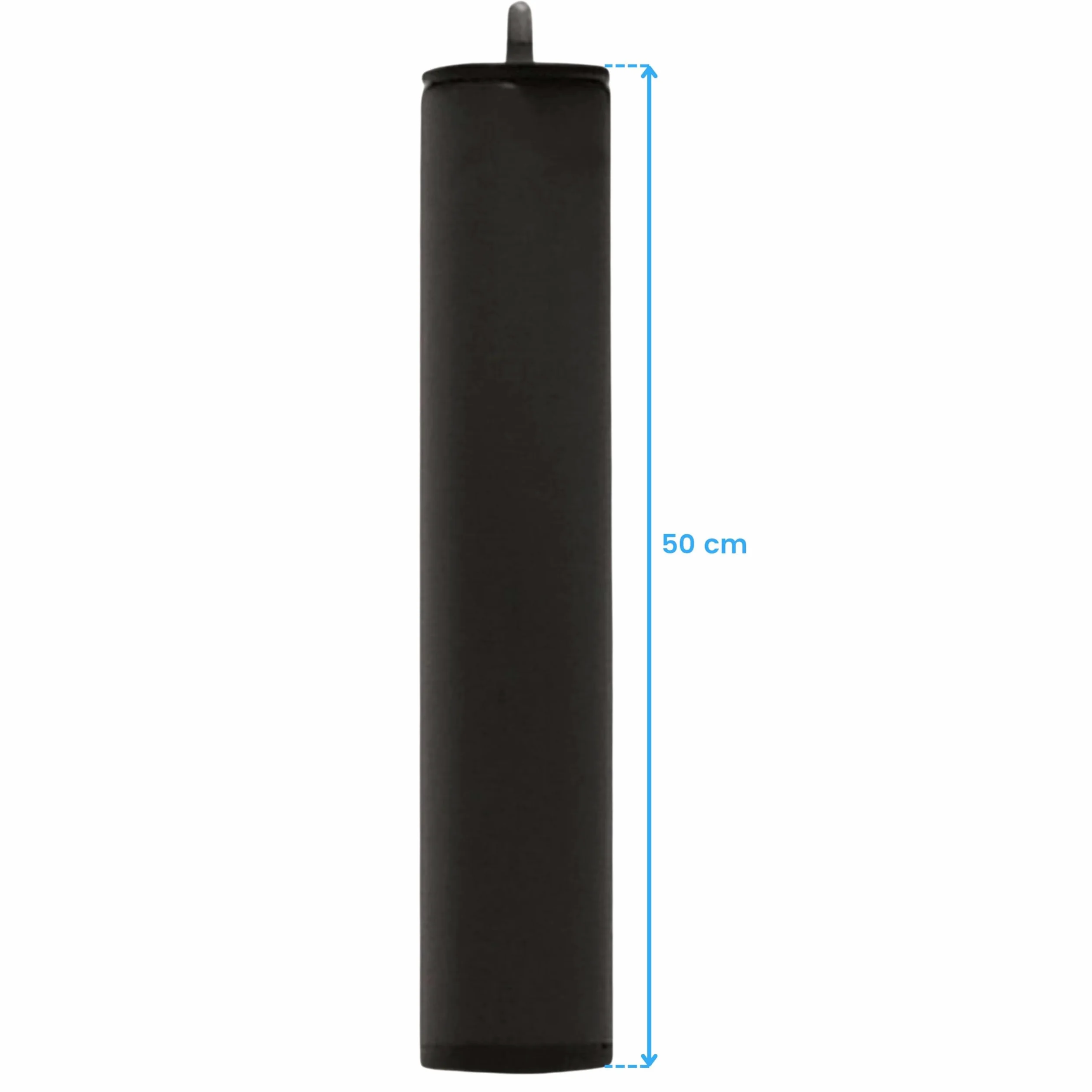 Miroytengo Pack 4 Patas 50 cm para somier o Base tapizada cilindricas Medidas Especiales Metal