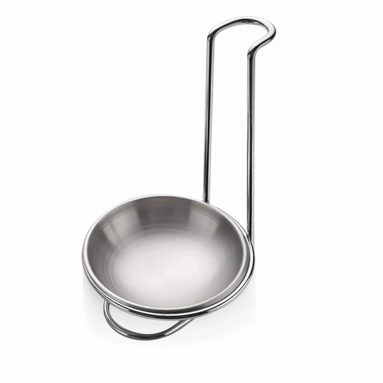 1 soporte para cuchara de cocina de acero inoxidable, utensilios de cocina, colador, soporte para sopa