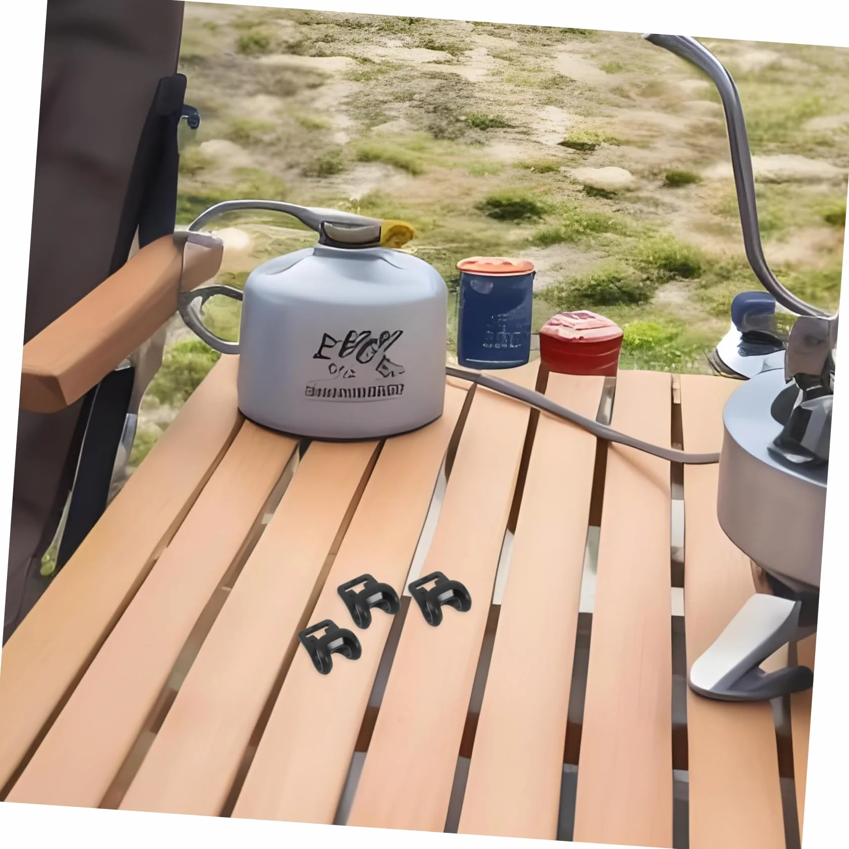 UPKOCH 10 Ganchos de Plástico Conectores para Postes para Tienda de Campaña Accesorios de Camping