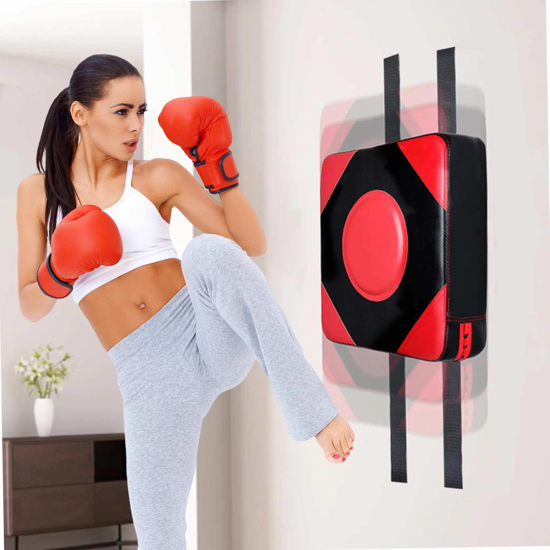 Almohadilla de Perforación de Boxeo de Pared, Bolsa Ajustable de 12 Pulgadas, Máquina de Boxeo Impermeable