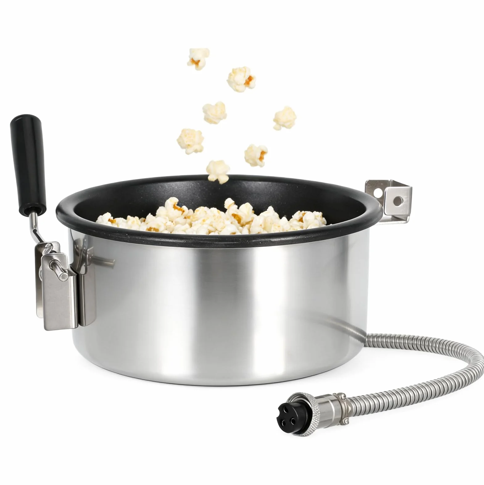 Palomitero de Aire Caliente, Accesorio Antiadherente con Conexión 15mm | 3 Orificios (Capacidad 8oz, Ø 210mm), Repuesto para Máquinas de Palomitas