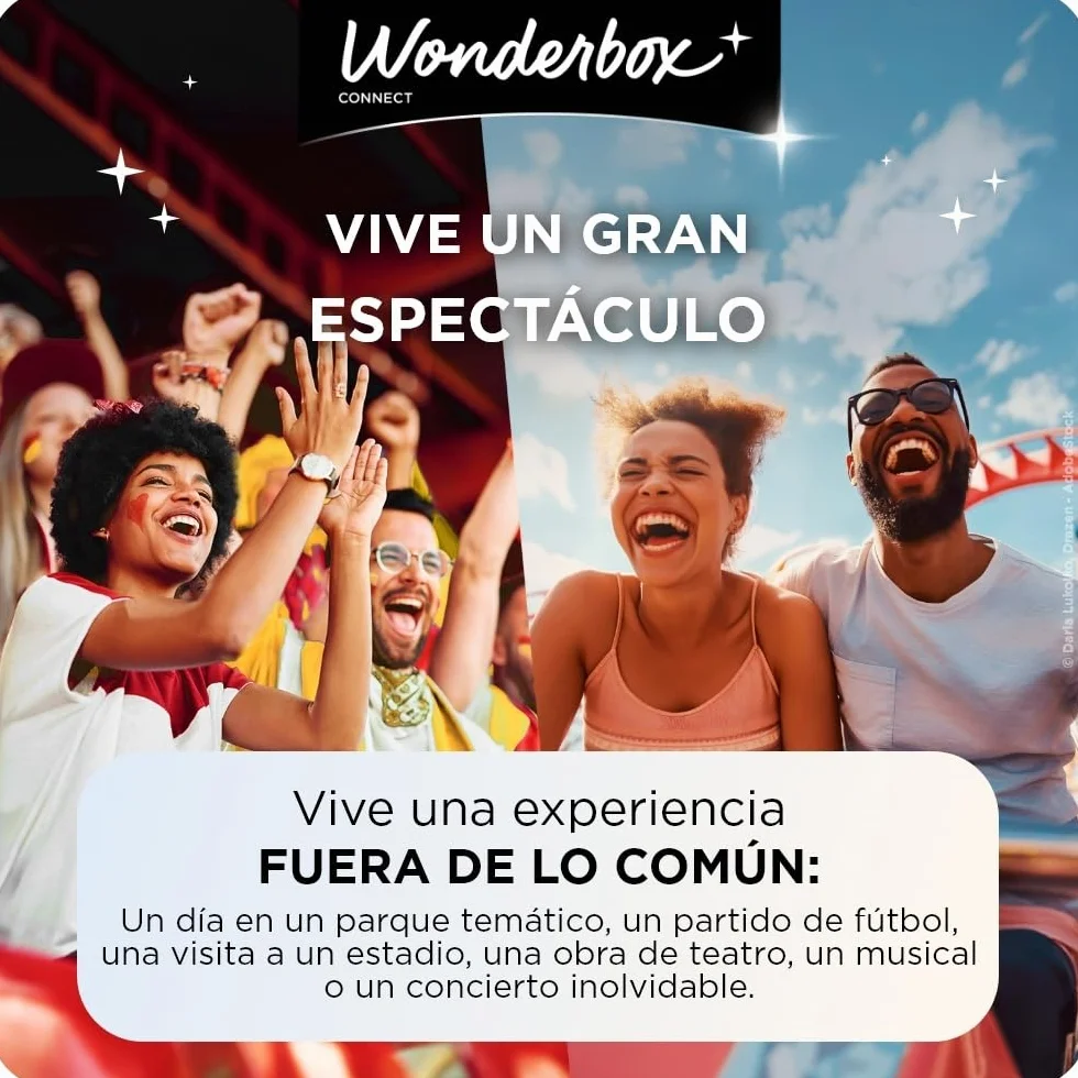 WONDERBOX Connect - Caja Regalo - Real Madrid Tour Bernabéu - Classic - 2 entradas para el Stadium Tour