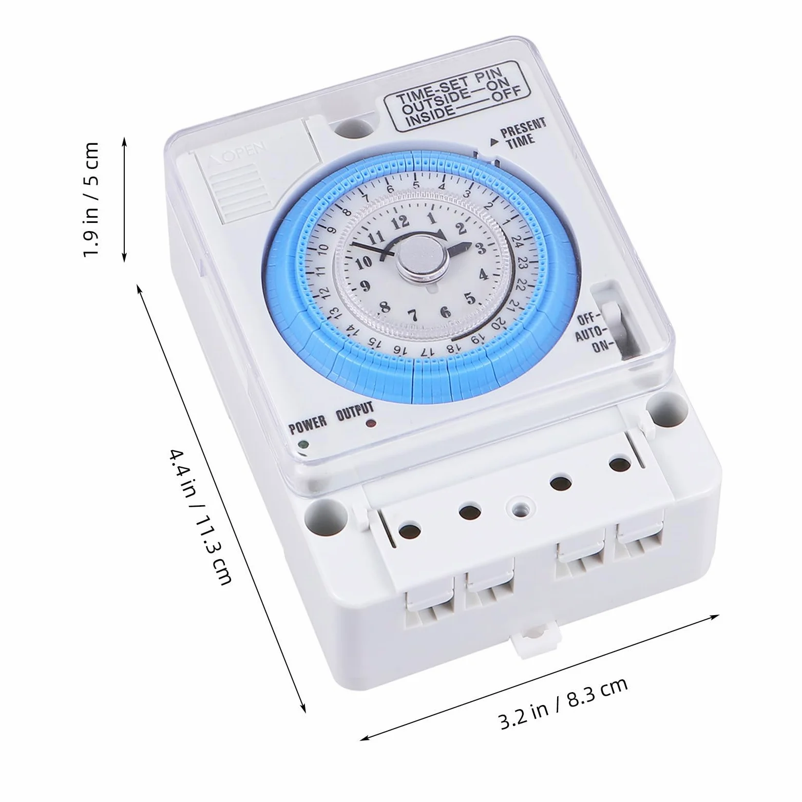 Temporizador para Blanco de Mecánico Precisión PC Cocina Doméstica | Alarma y Diseño Simple, Portátil, Fácil de Limpiar, Protege la Batería