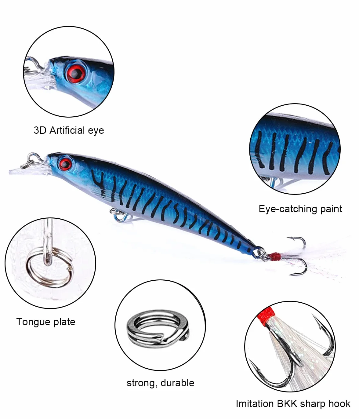 DEZ 4 PCS Señuelos de Pesca Spinning Mar Jigs Anzuelo para Pescado
