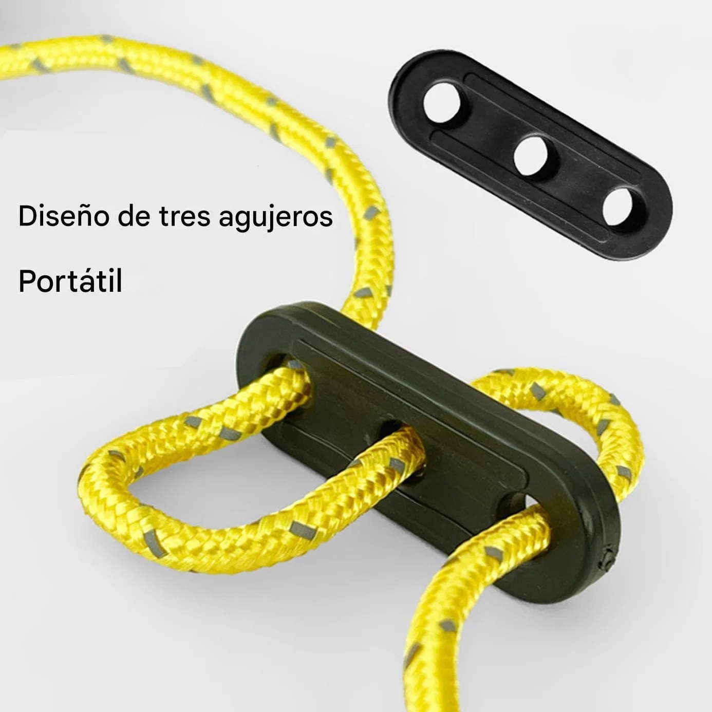 Hebilla de cuerda de viento para carpa, sujetador de tienda, 10x Accesorios a prueba de viento para acampar