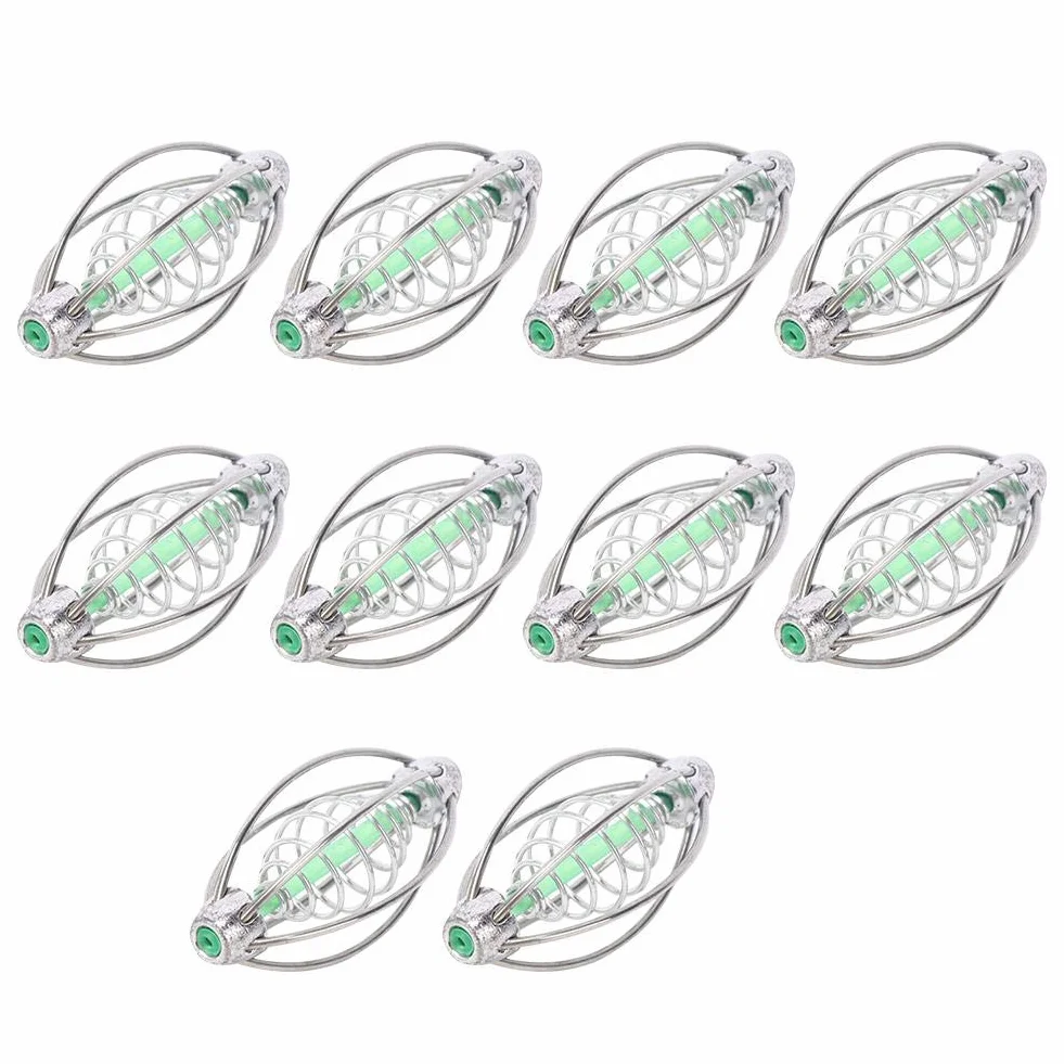 Alimentador Pesca Acero Inoxidable 36g 10PCS Jaula Cebo