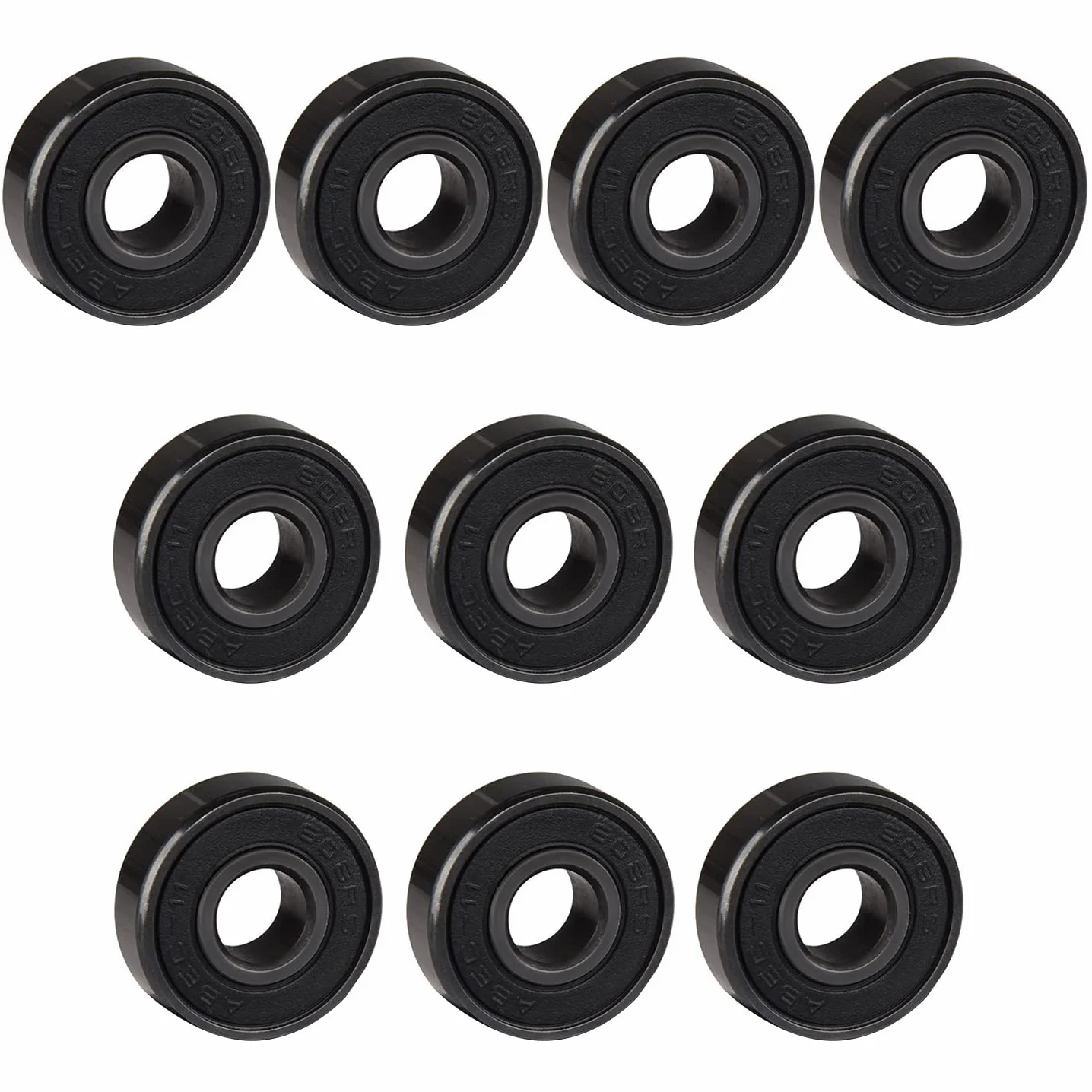 Rodamiento Patinaje 608RS ABEC-11 8x22x7 Mm Acero Carbono 10 Piezas