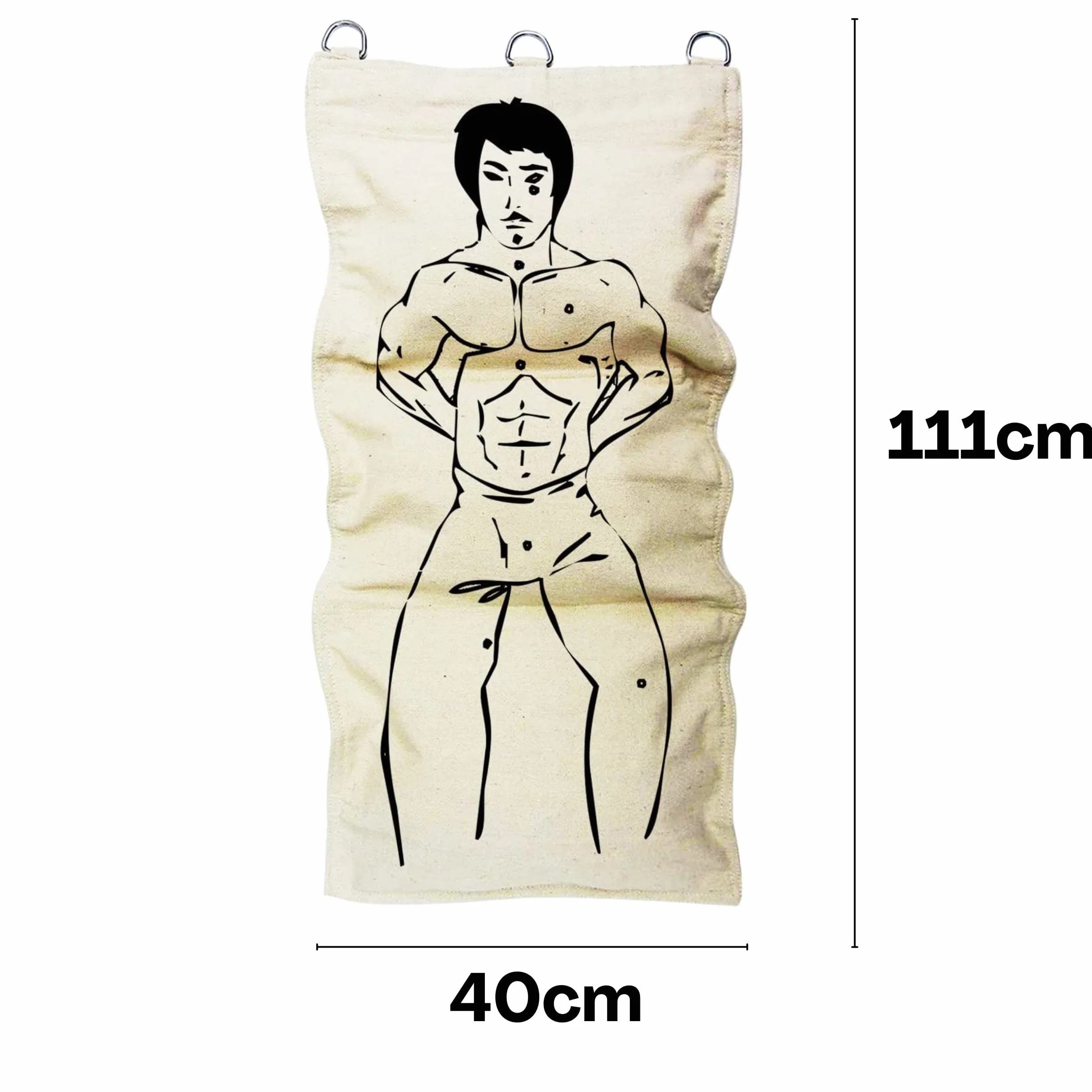 Senshi Japan Bolsa de pared XXL Wing Chun lona resistente entrenamiento