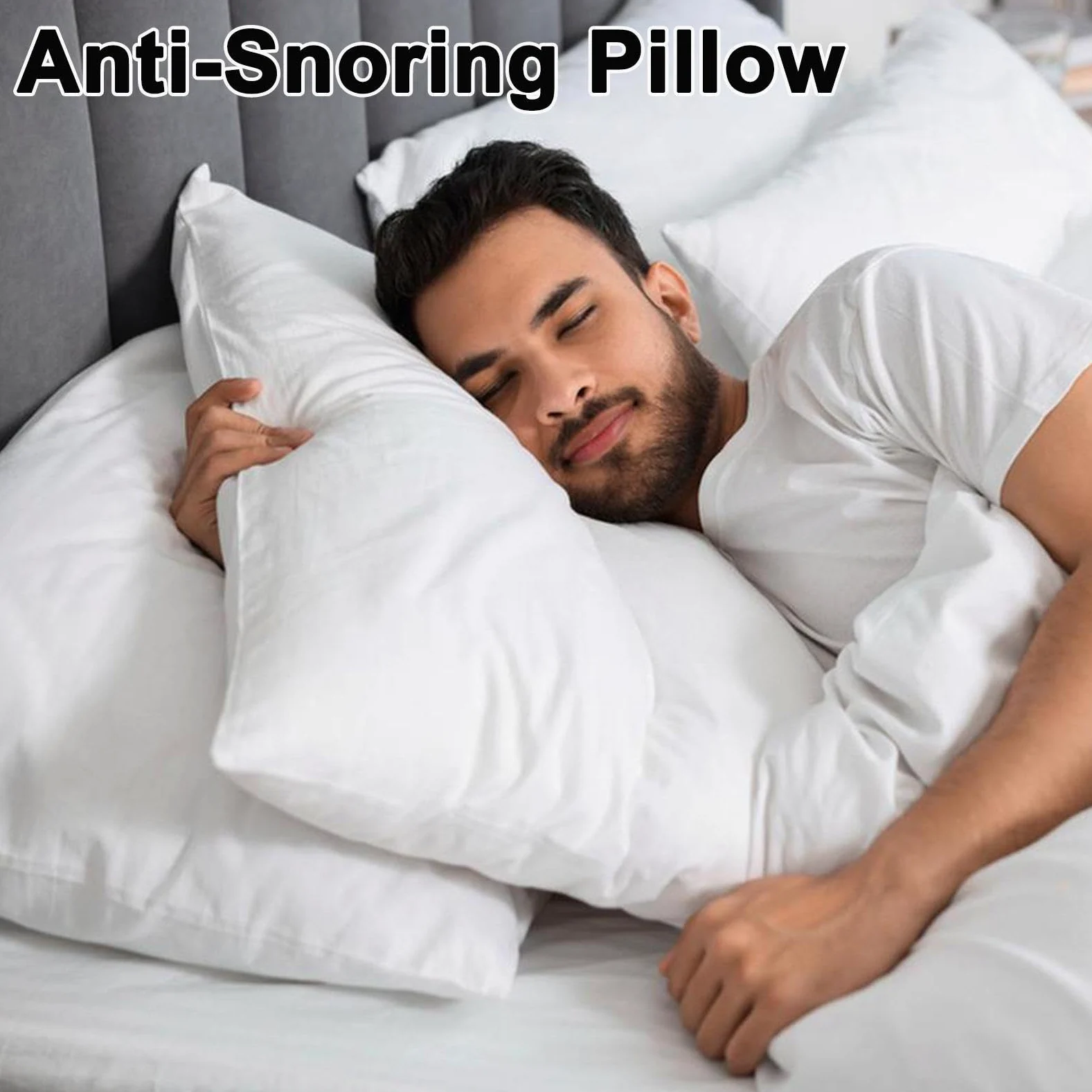 Almohadas Anti-Ronquidos Cojín Lumbar Anti-Ronquidos Duradero | Almohada Para Dormir Para Mujeres Niños Niñas Esposa Esposo Embarazo Dormitorio Sala De Estar