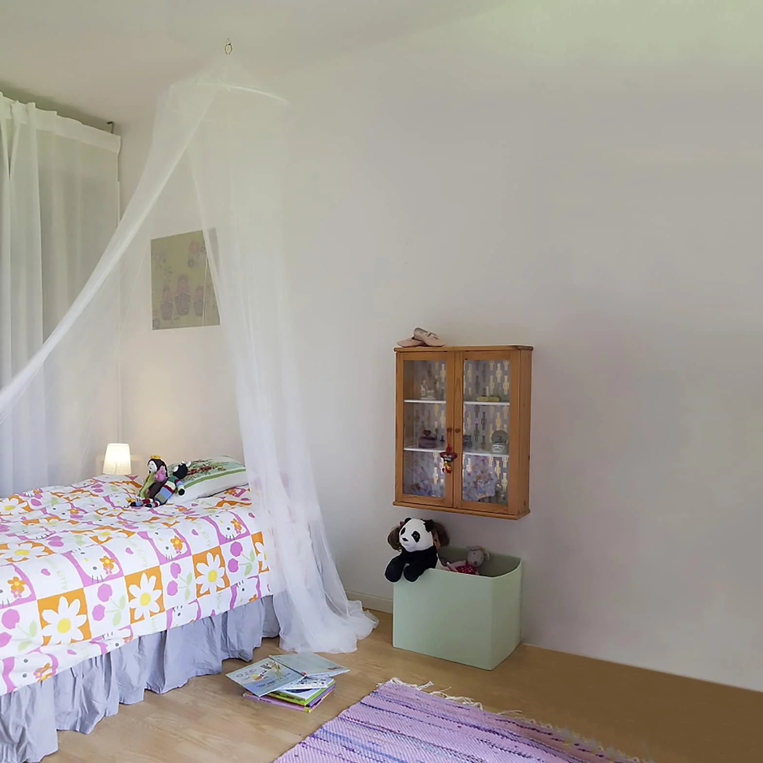 Mosquitero Grande Universal con Diseño de Cúpula, Portátil para Cama de Matrimonio