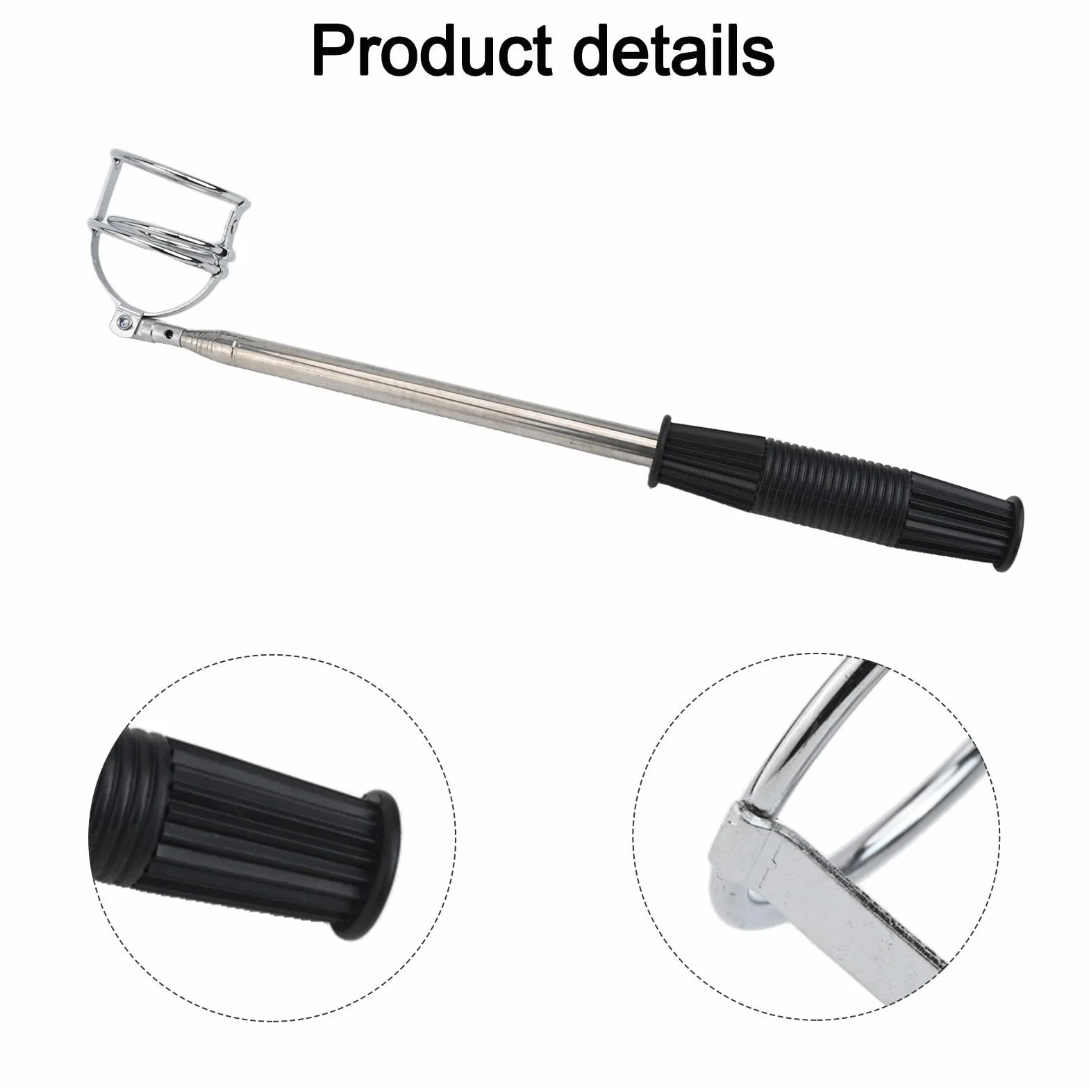 Ligero y ajustable para recuperador de pelotas de golf con diseño ergonómico de mango