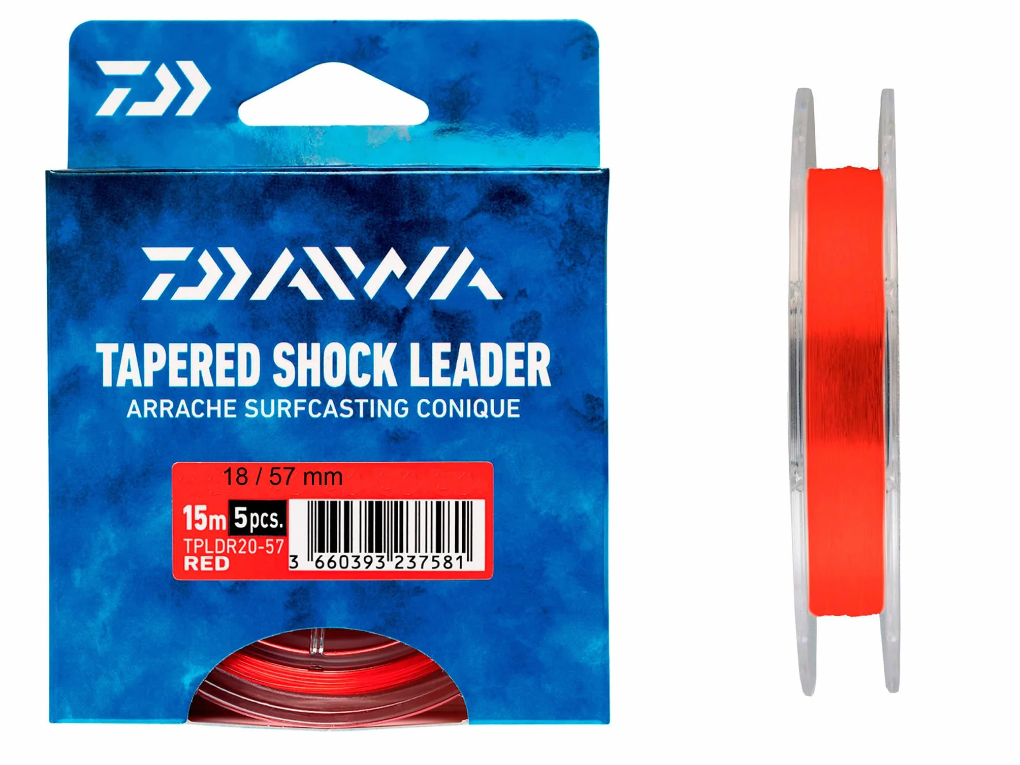 Daiwa Arrache Surf Taper Leader Rojo 5