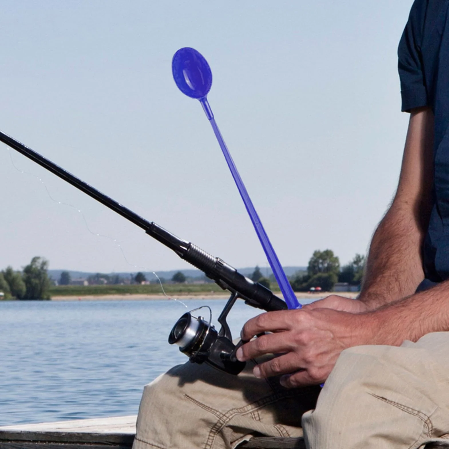Cucharas para señuelos de pesca, lanzador de cebo, alimentador para accesorios de aparejos