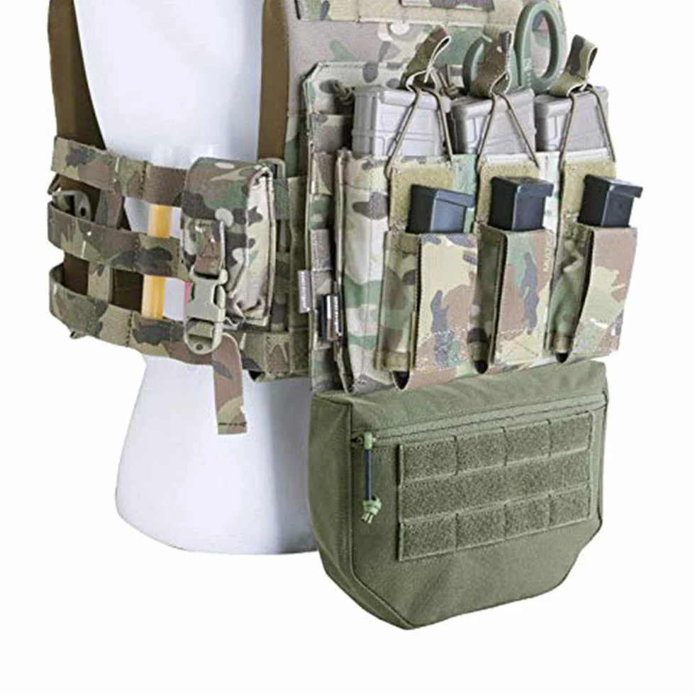 KRYDEX GEAR Dump Pouch Tactical Drop Bag for JPC CPC AVS Vest with Hook and Loop