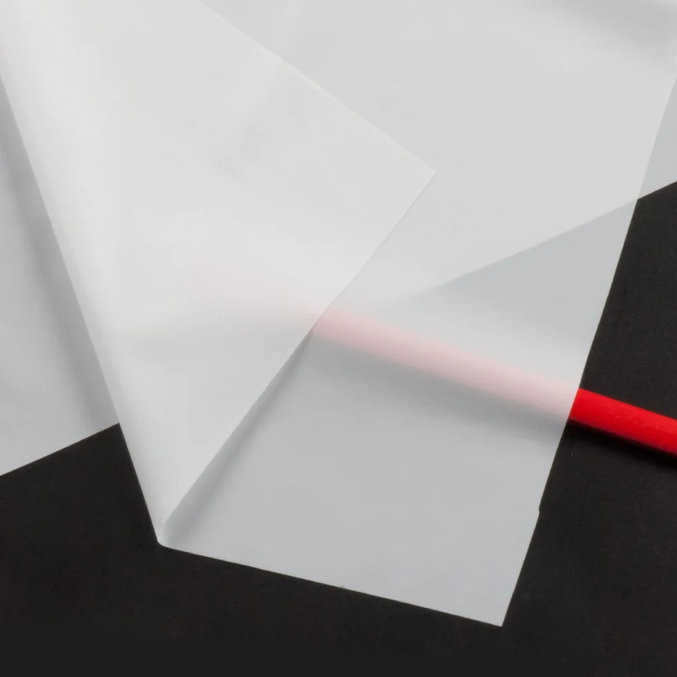 Lona de plástico bebé PVC blanco 140 cm