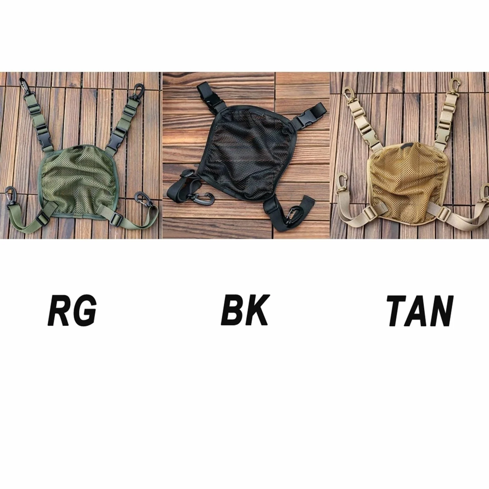 Bolsa Táctica Molle Multiusos para Casco Airsoft Caza