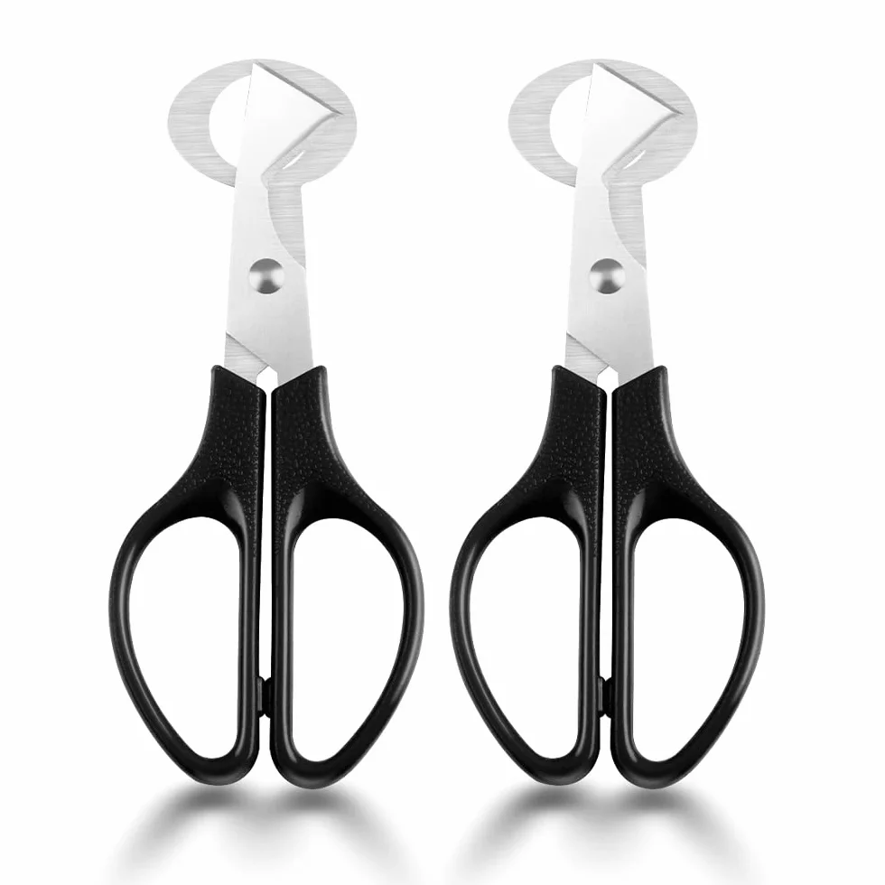 Tijeras Huevos Codorniz, Tijeras de Corte de Cáscara de Huevo de Acero Inoxidable, Utensilios de Cocina Abridor para Hogar Codorniz Huevos Tijeras Huevo Cortador