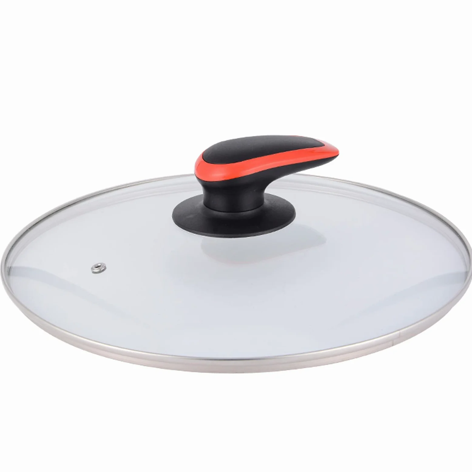 Tapa de sartén Tapa de Vidrio Templado, Tapa de Cacerola Reemplazo Tapa de Cacerola de Vidrio Transparente Se Adapta a Todas Las cacerolas y sartenes (38 cm)