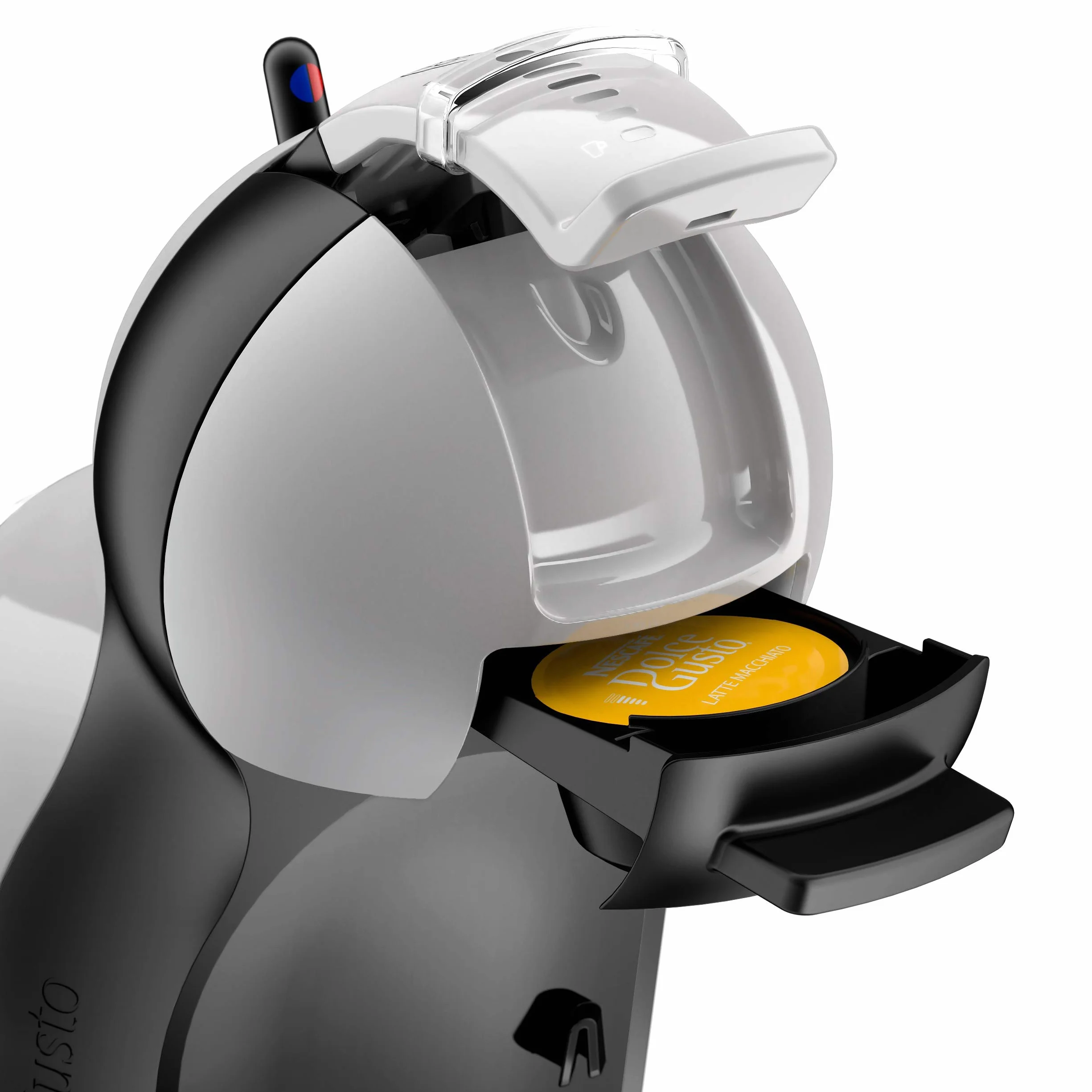 Krups Nescafé Dolce Gusto Mini Me KP123BK - Máquina de café espresso y otras bebidas, automática, gris/negro
