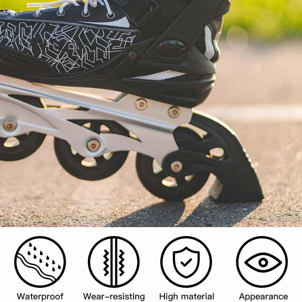 Frenos para Patines en Línea, 4 Unidades de Freno Trasero TPR