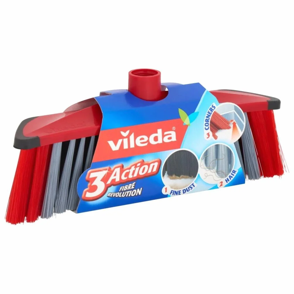 Vileda Recambio Cepillo Antichoque, Rojo