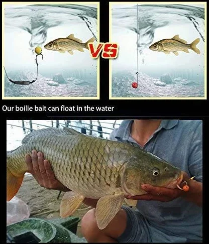 Namvo Cebo para Pesca de Carpa - Bolas de Olor Flotante de Maíz Amarillo 8 mm (30 uds)