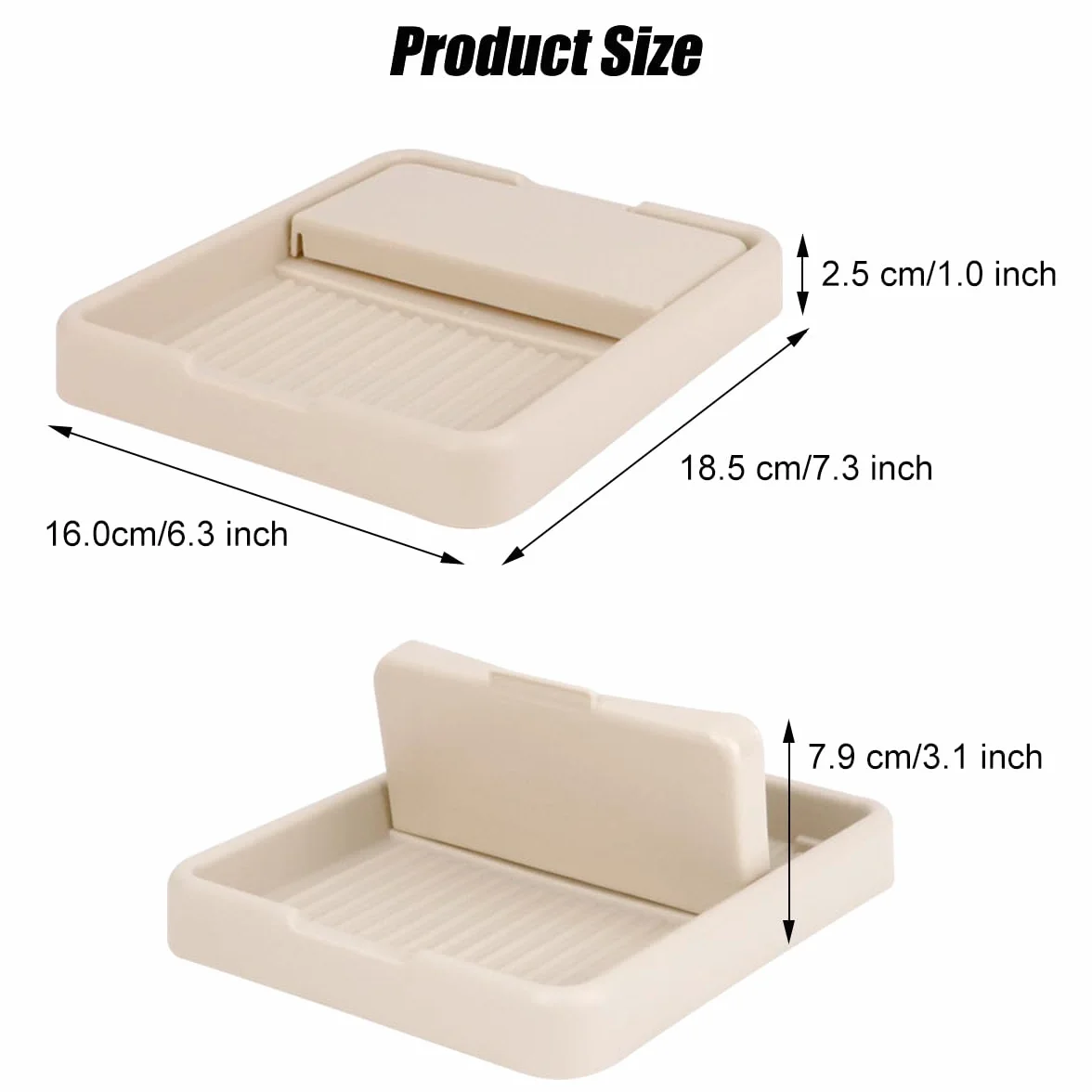 2 Bandejas para Cucharas con Soporte para Tapa de Placa de Cocina, Soporte Plegable para Encimera, Utensilios y Tapa de Olla