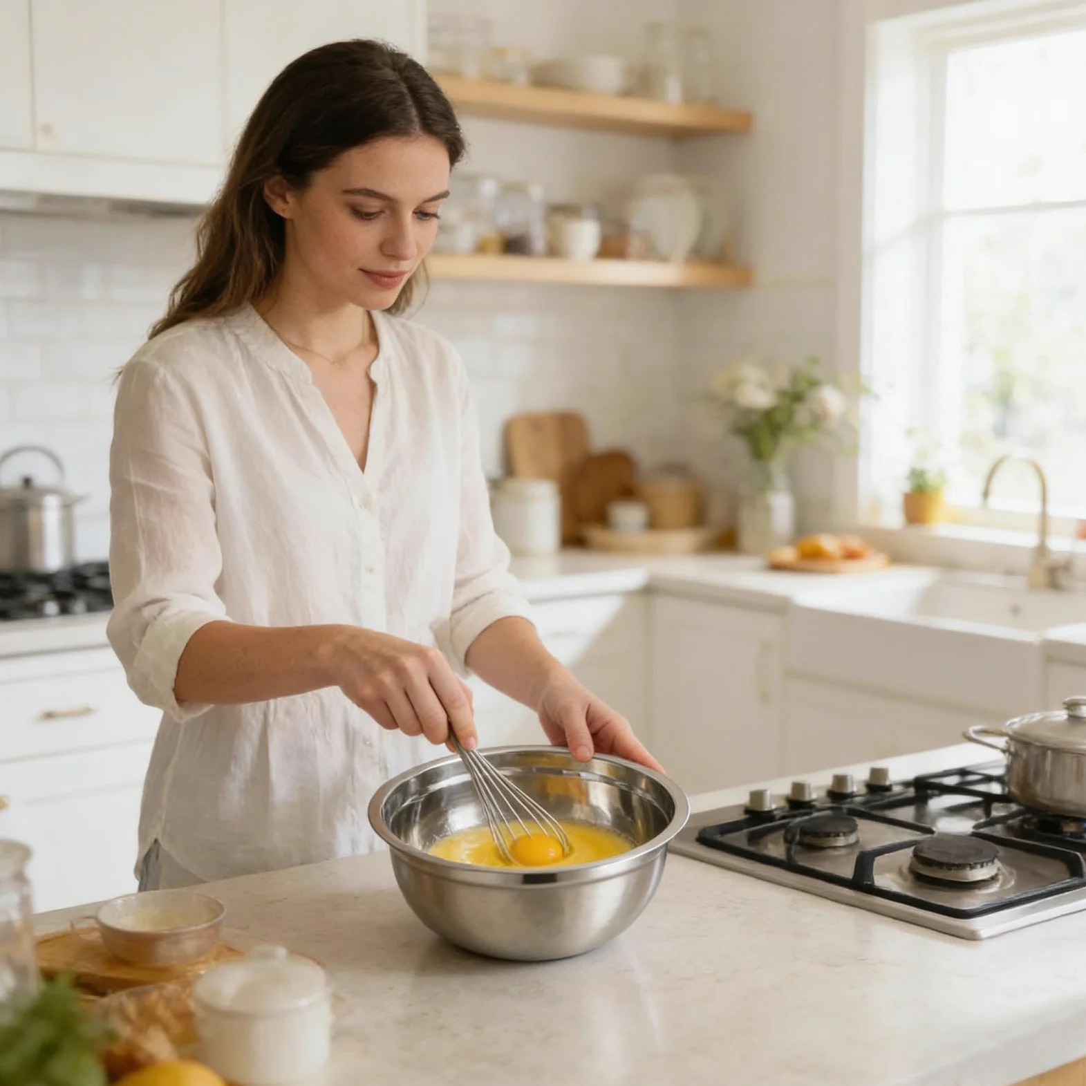Juego de Bol para Mezclar con Tapa Base antideslizante, tapa hermética y | Ideales para Ensaladas, Verduras, Salsas, Cereales, Huevos, Masas y Frutas para Cereales, Snacks,