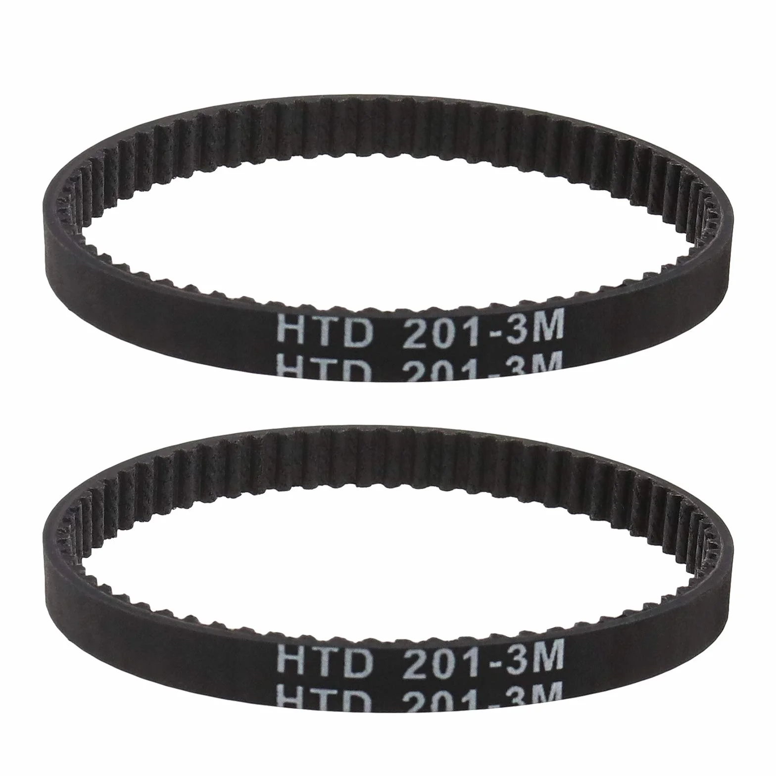 2 Piezas Correas Dentadas HTD3M-201-6,5mm 1912918700 Correas Dentadas de Goma para Aspiradora Compatible con VAX MACH AIR U90-MA-R U91-MA-B