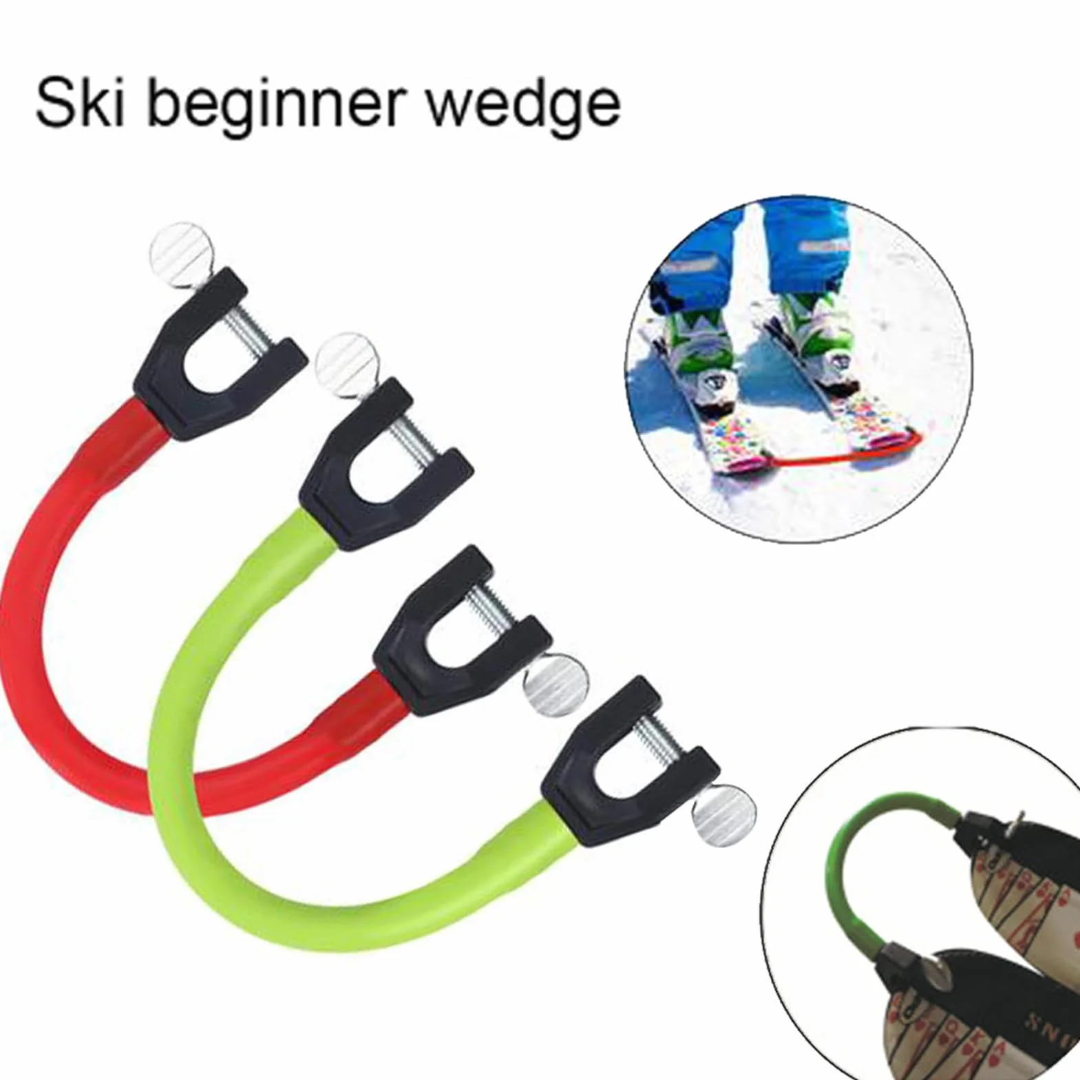 Clips de esquí para niños, Conector portátil para Snowboard y Entrenamiento