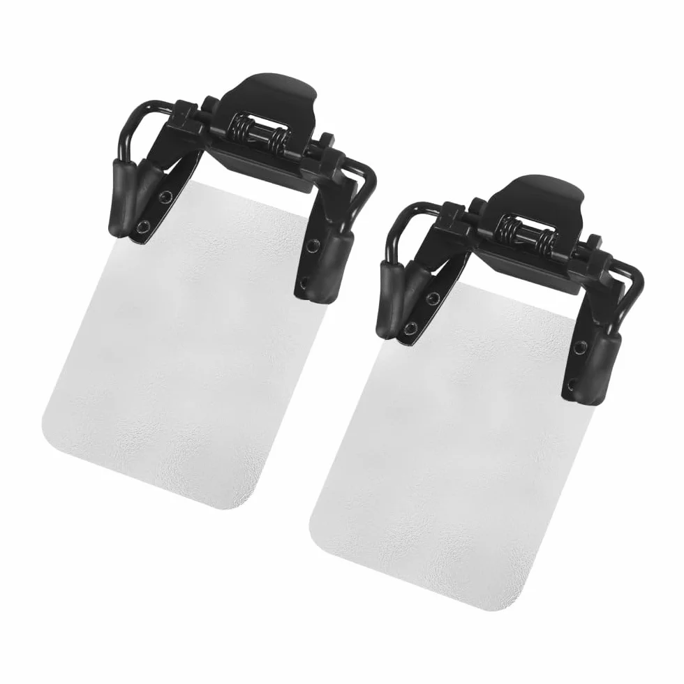 DONGKER Clip oclusor para gafas de tiro, 2 piezas de ángulo ajustable de 180° para gafas de tiro para entrenamiento deportivo