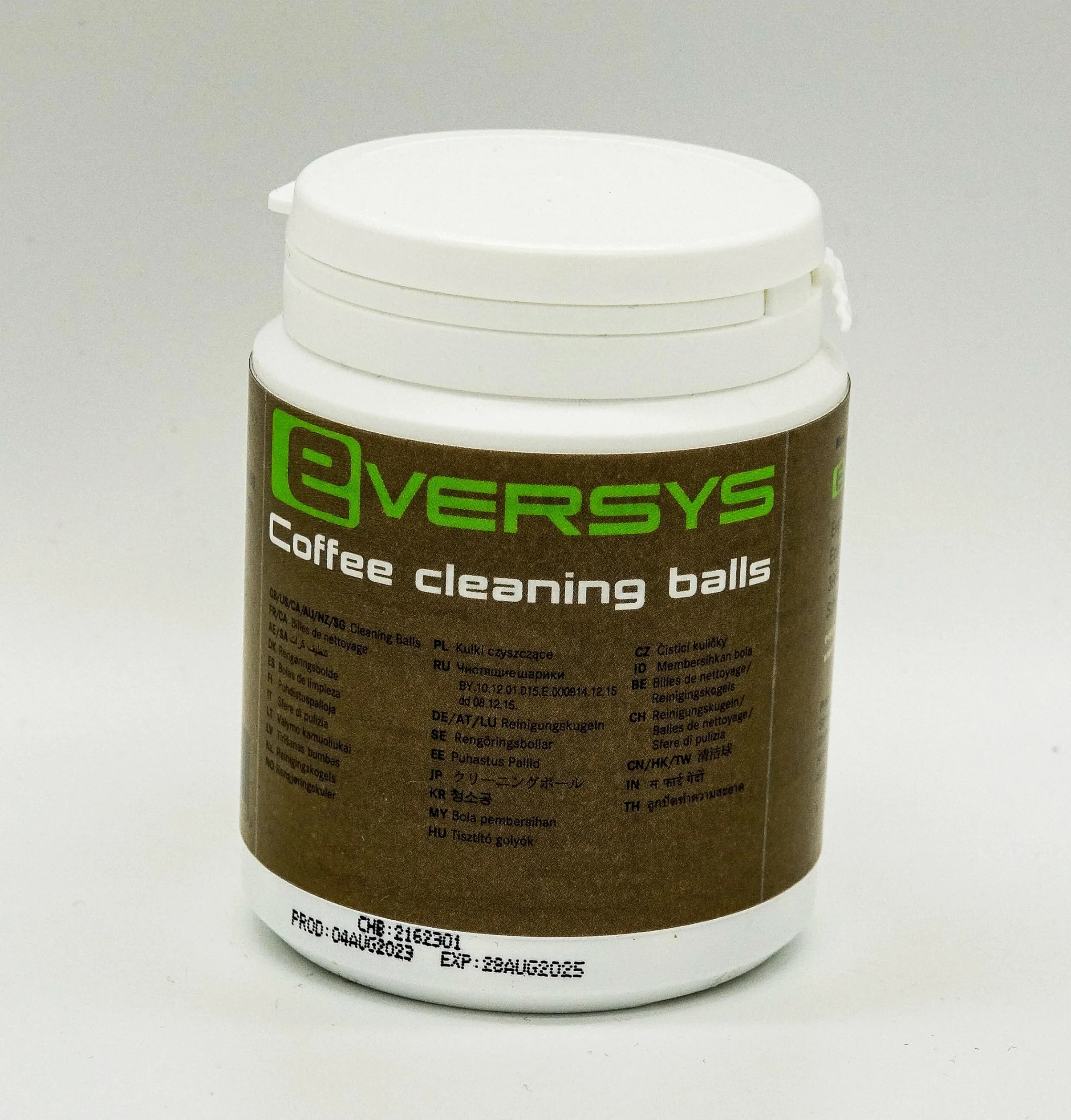 Eversys - Bolas de Limpieza Limpia Cafetera para e2 e4 e6 Cameo shotmaster, 62 unidades