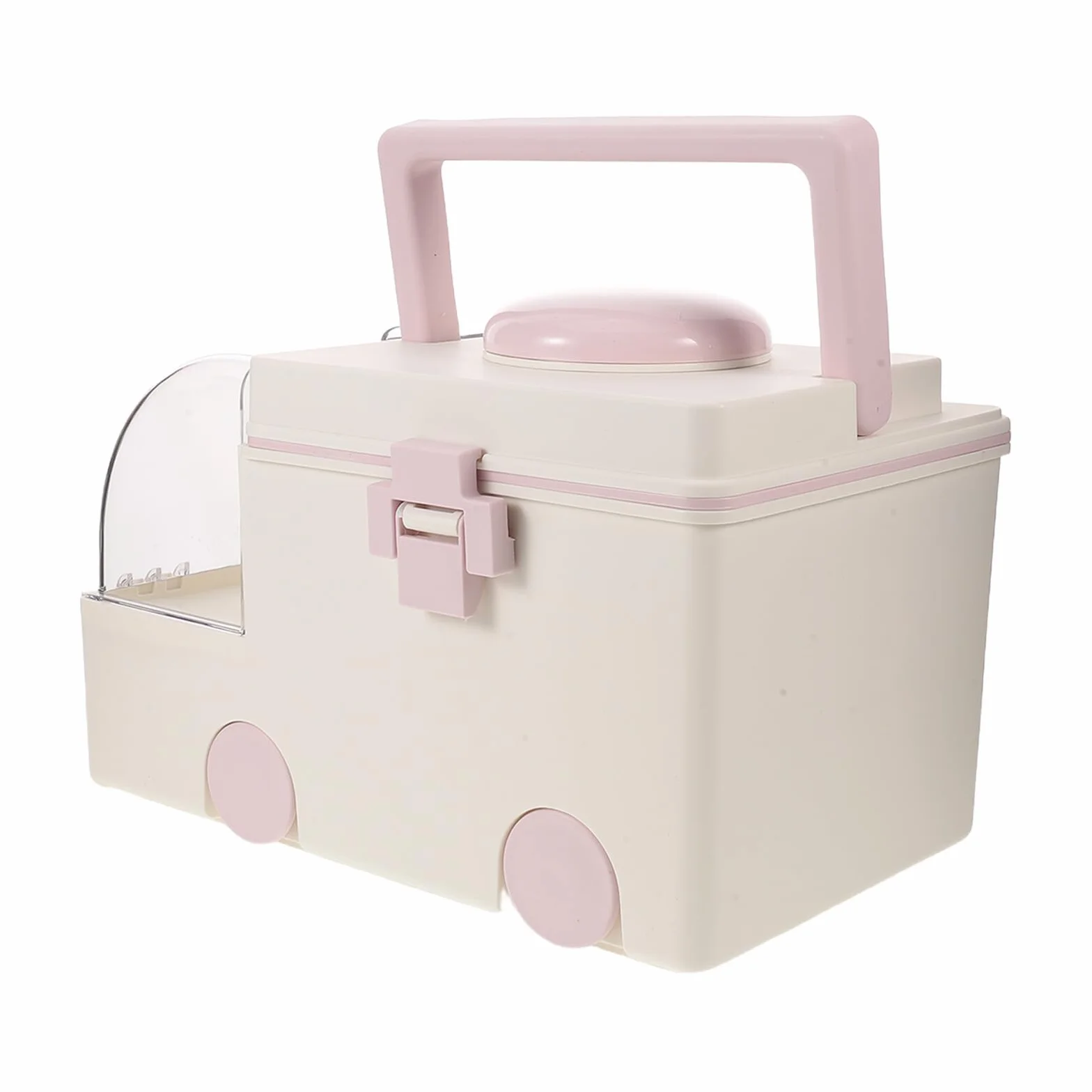 Caja Organizadora de Medicamentos Portátil Grande para Primeros Auxilios, Maletín Médico Multiusos con Asa, Plástico Resistente al Agua, Kit de Emergencia Familiar para Hogar,