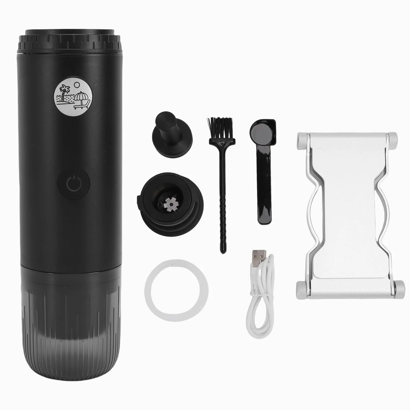 Portátil, Máquina de café USB Inalámbrica Compacta de 19bar para Aventuras Al Aire Libre, Batería de 7800mAh