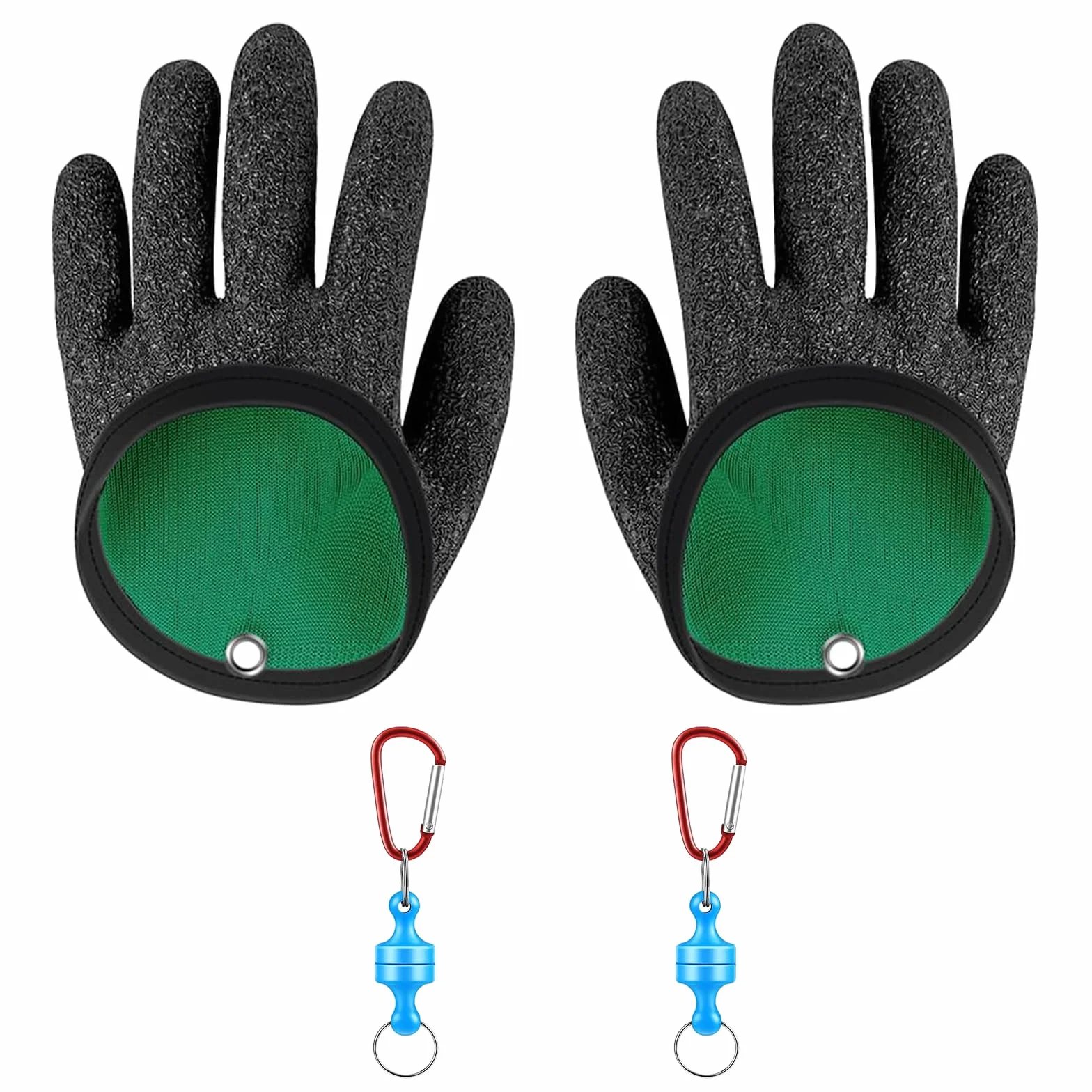 Guantes de Pesca Impermeables Anticortes con Cierre Magnético 1 Par