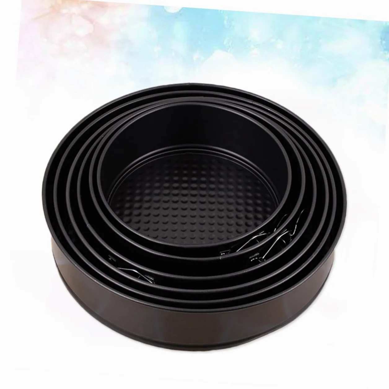 6 Piezas Molde Redondo para Pasteles con Panal Molde Antiadherente al para Hornear Tartas Casa Bodas y Fiestas Fácil Limpieza y Resistente
