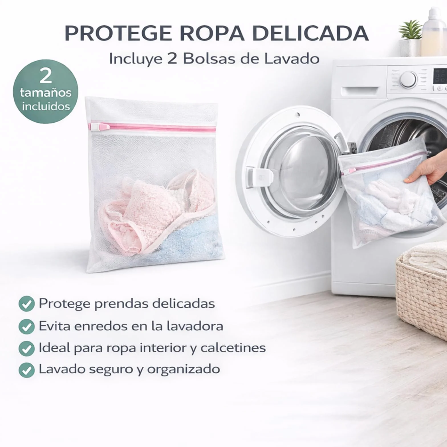 ForenTex Cesta Ropa Sucia Plegable 36L con 2 Bolsas de Lavado, Barreño para Colada, Cesto de Lavandería de TPR+PP Resistente, Ahorra Espacio para Baño, Lavandería y Dormitorio, Gris y Blanco