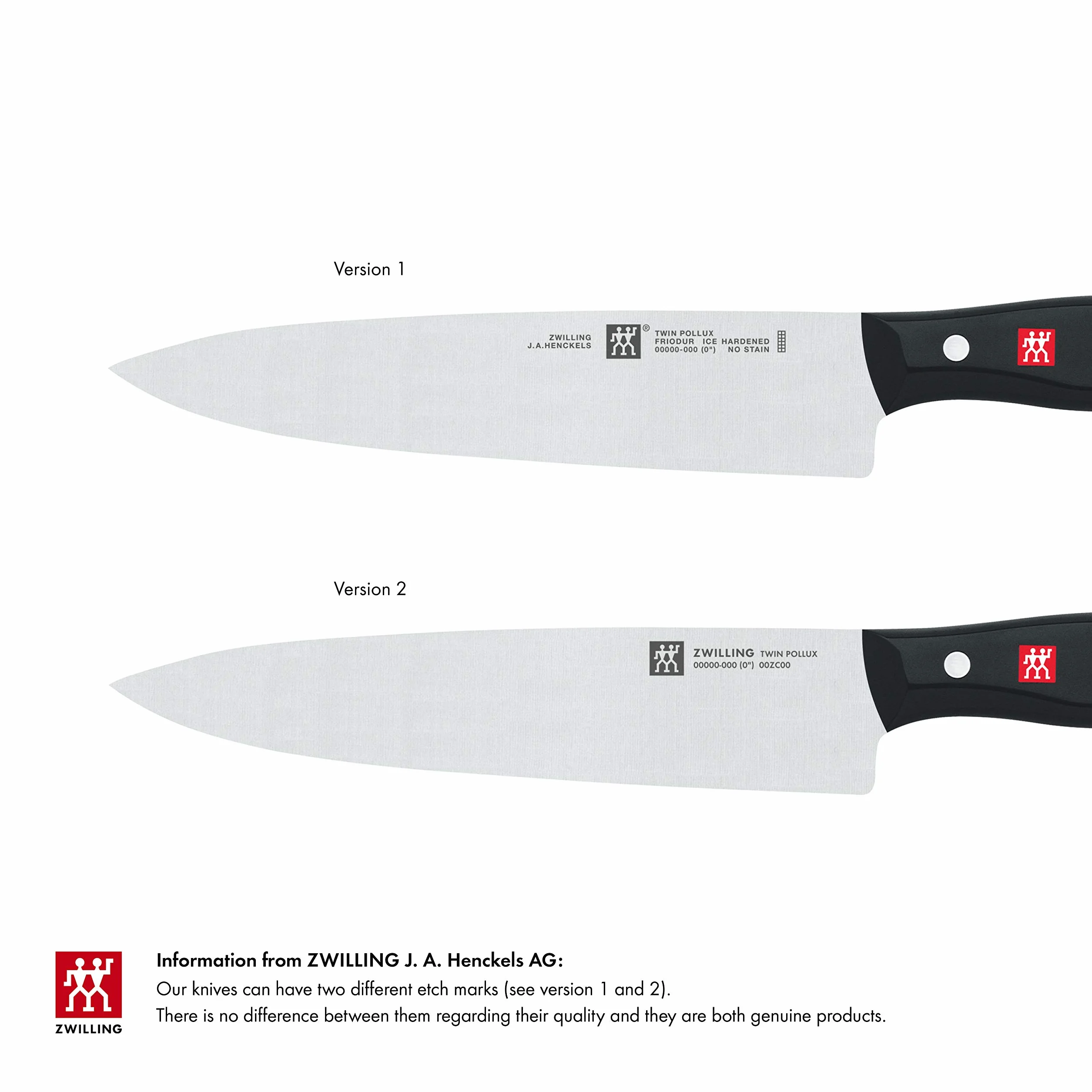 ZWILLING Cuchillo Santoku, Longitud de la hoja: 18 cm, Hoja grande, Mango especial de acero inoxidable/plástico, Twin Pollux
