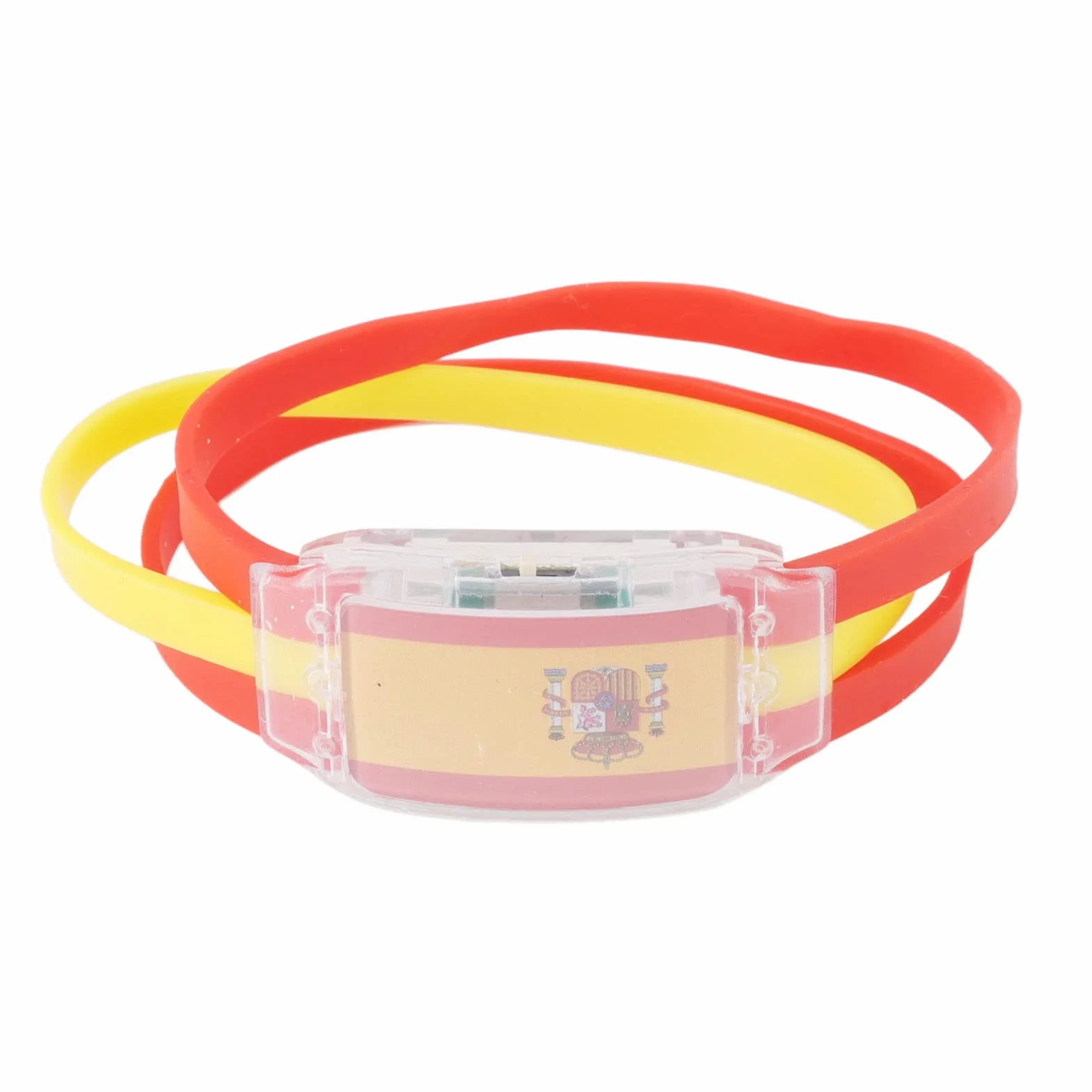 Pulsera con Brillo de Bandera Nacional, Pulsera Conmemorativa de Partido de Fútbol Multifunción Cómoda para Fanáticos del Juego de Fútbol