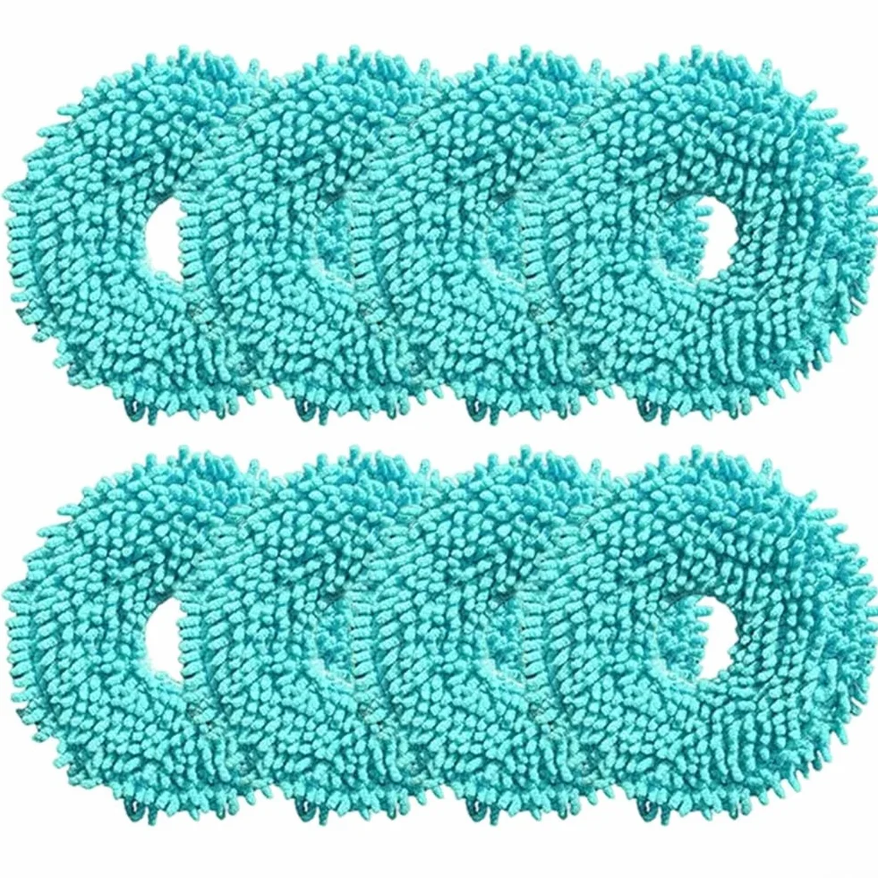 8 Piezas Almohadillas Para Mopa De Microfibra Almohadillas De Repuesto Para Mopa Para Conga 13090 Spin Revolutions Home&Wash Robot Aspiradoras, Recambios Lavables Y Reutilizables