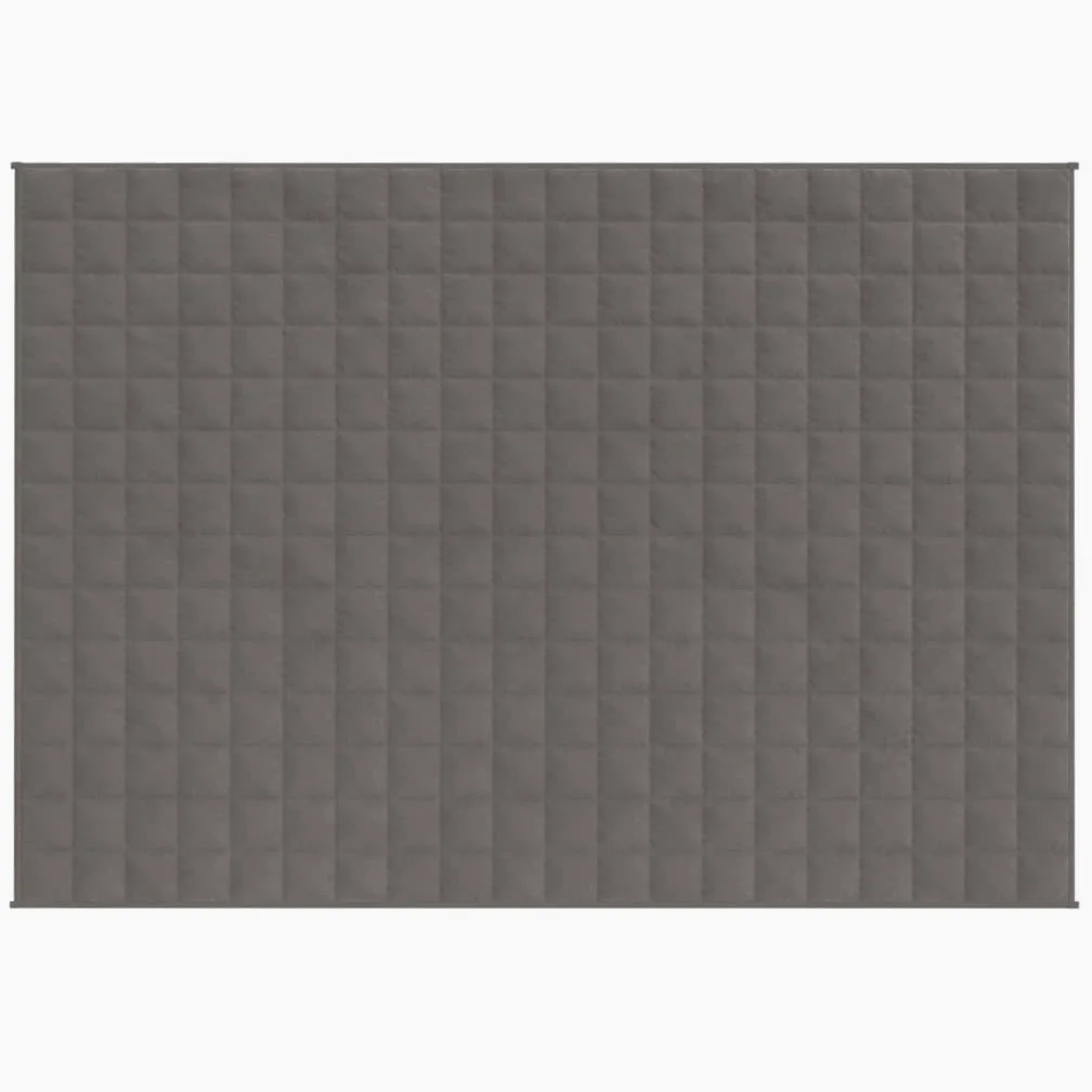 INLIFE Manta ponderada gris 150 x 200 cm 7 kg tejido casa y jardín, ropa (7,55 kg)