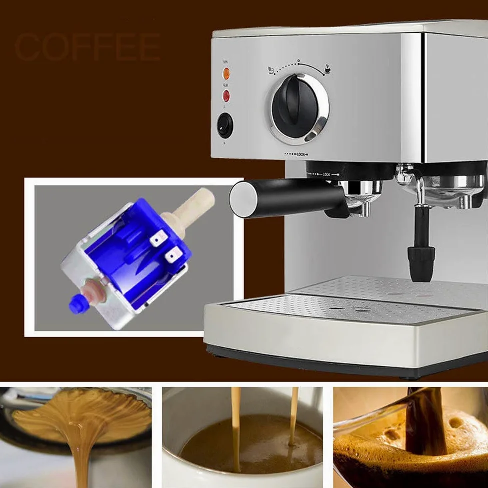 Cafetera Cafetera Espresso 15 Bar,Capuccino,Espuma De Leche,920W,Capacidad 1.5L Bandeja De Goteo Extraíble Boquilla De Vapor Compatible con Preparación De Bebidas Interesting