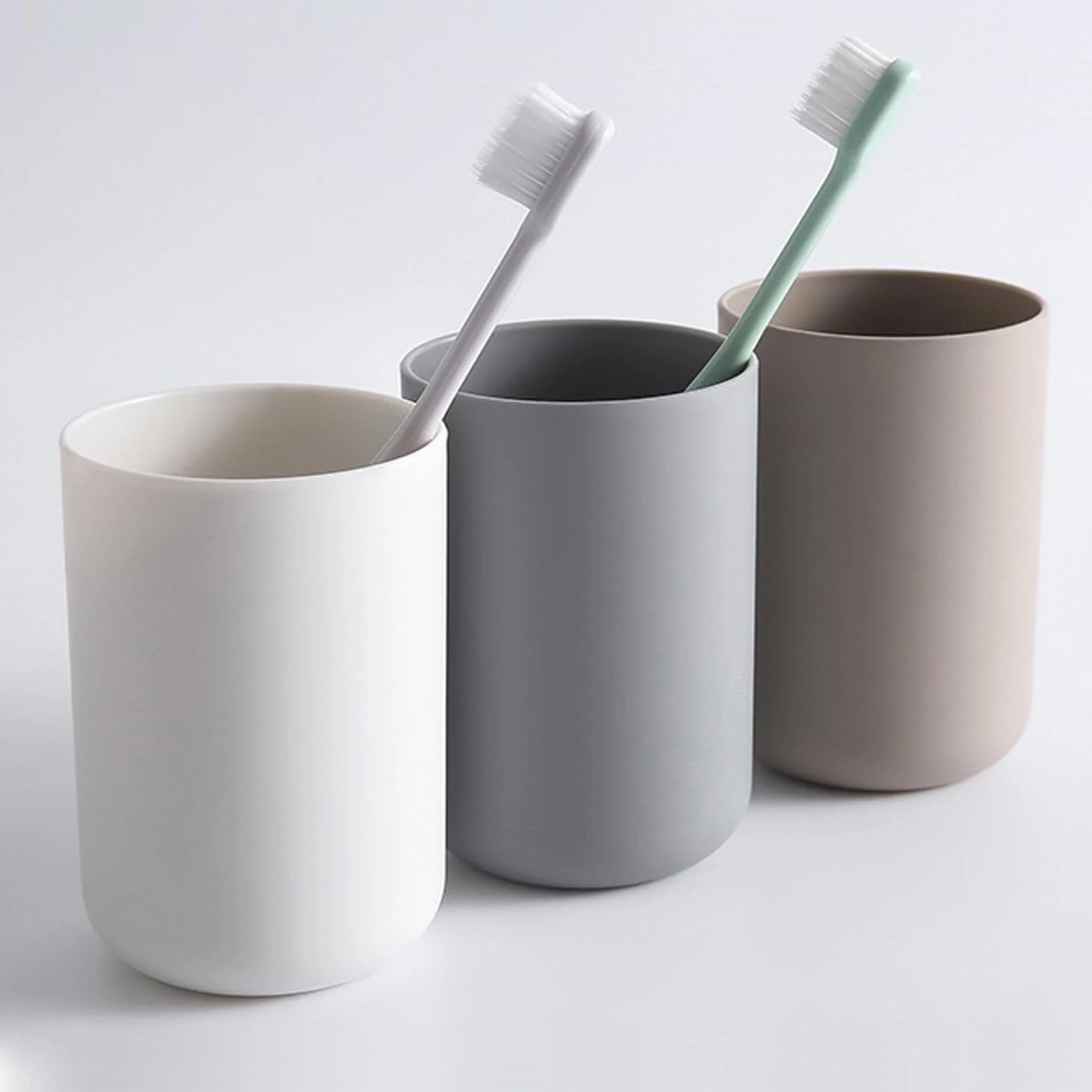 Xpieoyrm 3 Piezas 300ml Soporte Organizador de Cepillos Dientes, Accesorio de baño, para Cepillos Eléctricos, Tradicionales y Pasta de Dientes, Reutilizables Portacepillos De Dientes para Hogar