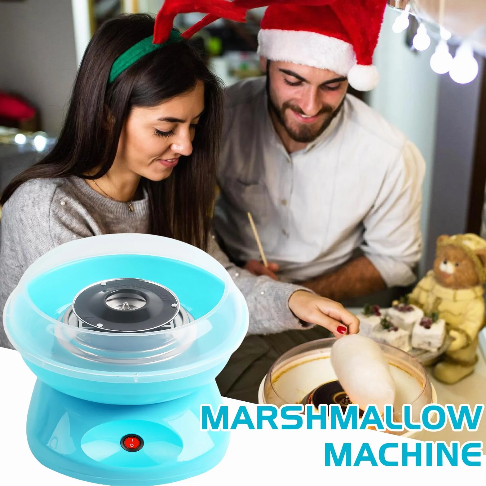 Máquina De Barba De Papá, Máquina De Candy De Algodón, Máquina De Dulces De Algodón, Eléctrico Candy Floss Maker 450w Con Accesorios Para Cumpleaños Varias Fiestas Fácil De Usar Y Limpiar