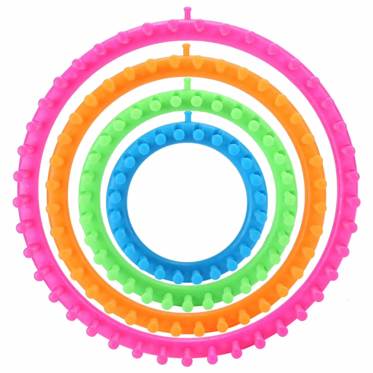 Agatige Juego De Telar De Tejer Circular, Kit De Telar De Tejer Redondo Con Aguja De Gancho Y Fabricante De Bufandas Con Pompones Telars Para Tejer Con Lana Para Principiantes Y Adultos