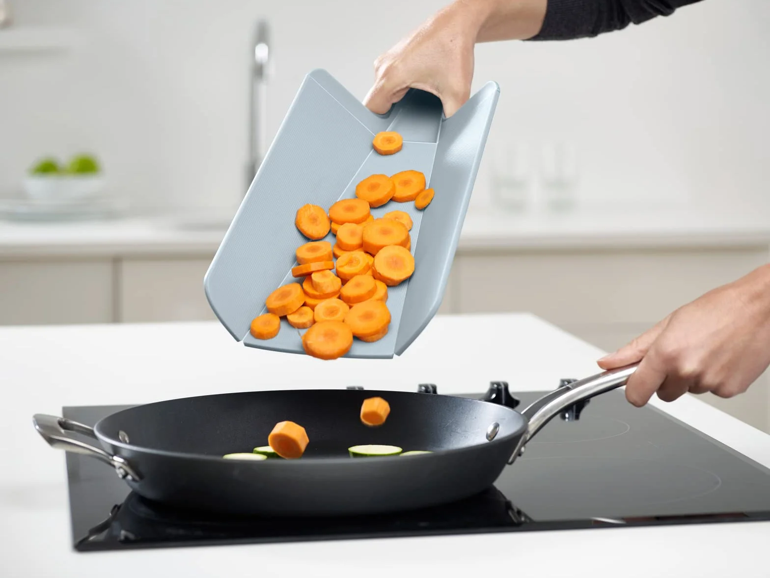 Joseph Joseph Chop2Pot Plus, Paquete doble pequeño, Sky