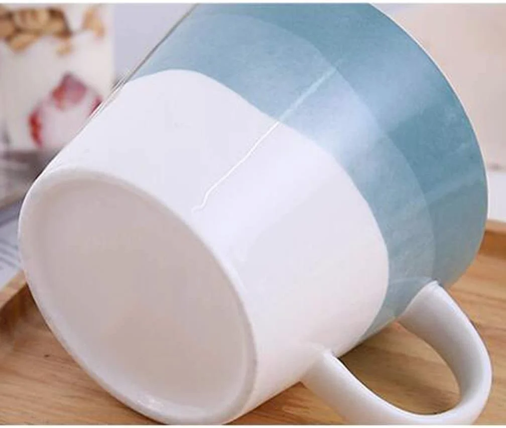 Taza de Café de Té Ceramic Mug Simple Morning Mug Milk Coffee Tea Breakfast Porcelain Cup para té de la tarde(A)