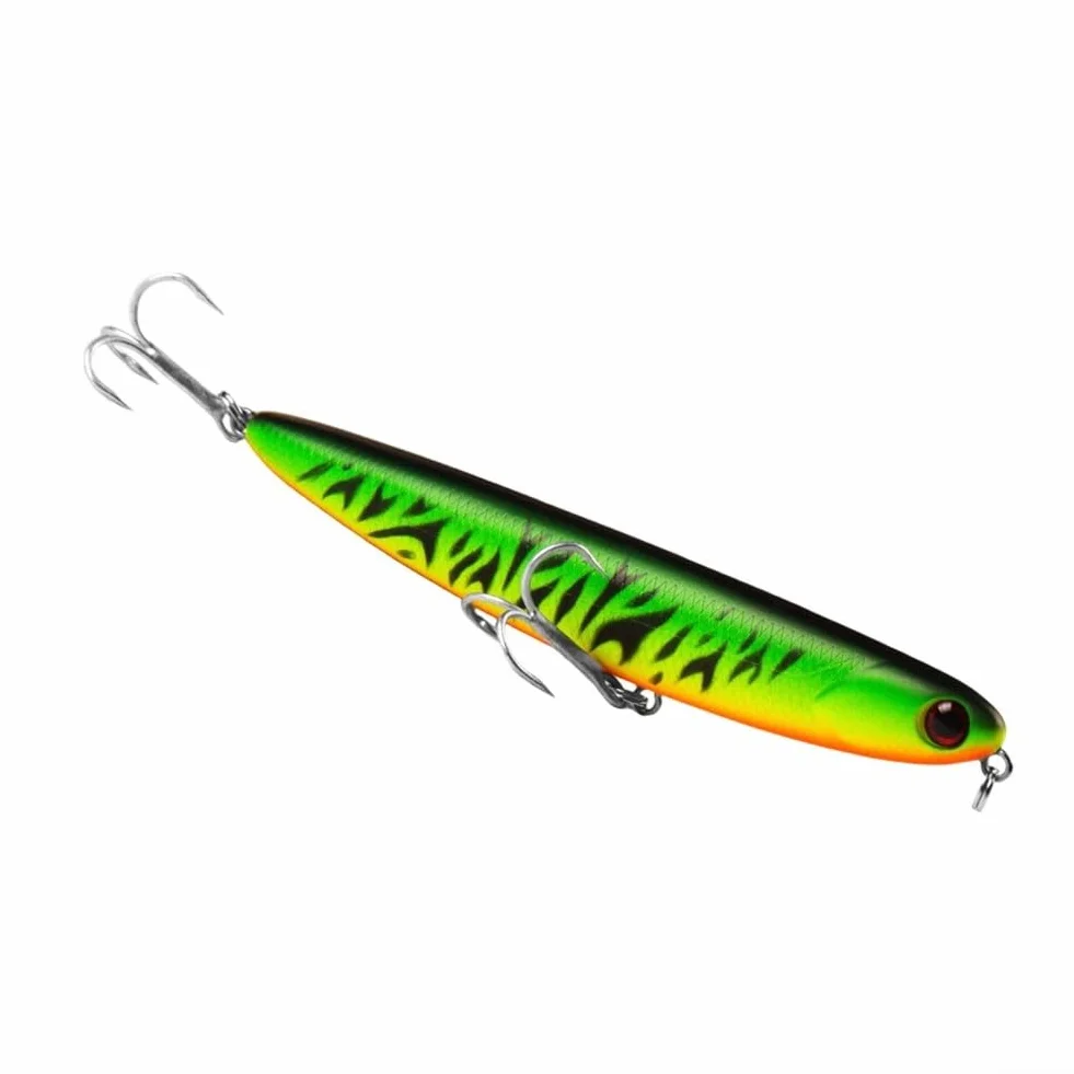 Cebo flotante 11 cm 13 g con sonajeros integrados para pesca lubina lucio ABS