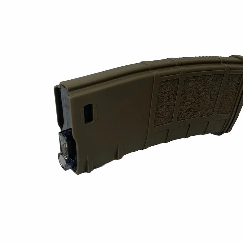 Genérico Cargador Mid-Cap B9, 250 BBS, Alimentación Rápida, FDE Tan, Compatible con M4/M16