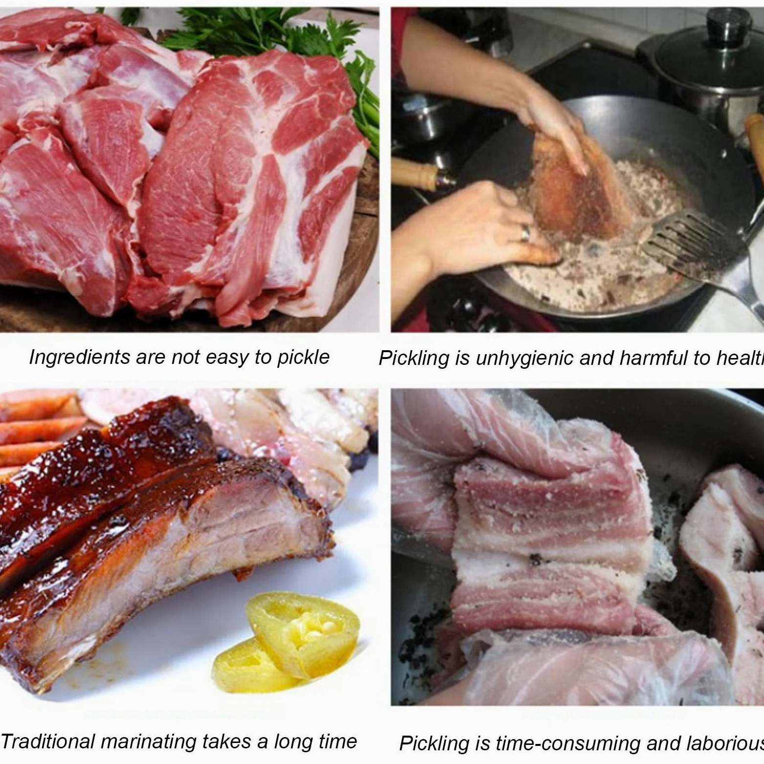 Marinadora Al Vacío Comercial para Carne Y Verduras, Marinadora Eléctrica Al Vacío para Alimentos, Multimarinadora